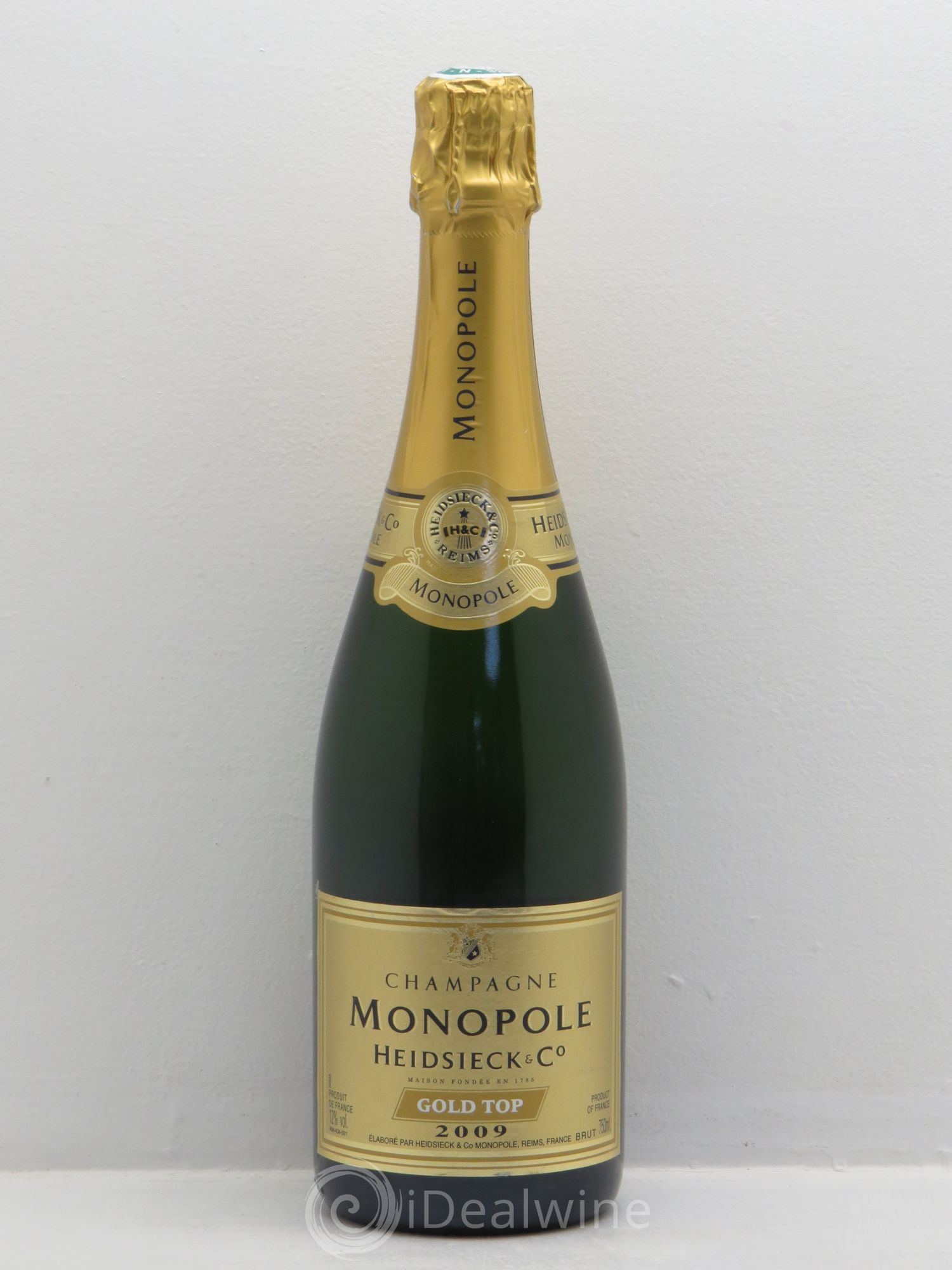 Champagne Heidsieck&Co Monopole Monopole -Gold Top 2009 - Posten von 1 Flasche - 0