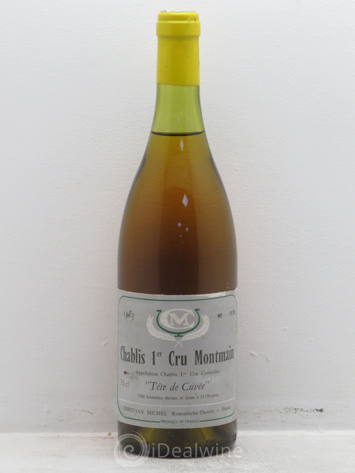 Chablis 1er Cru Tête de cuvée Christian Michel 1983 - Posten von 1 Flasche - 0