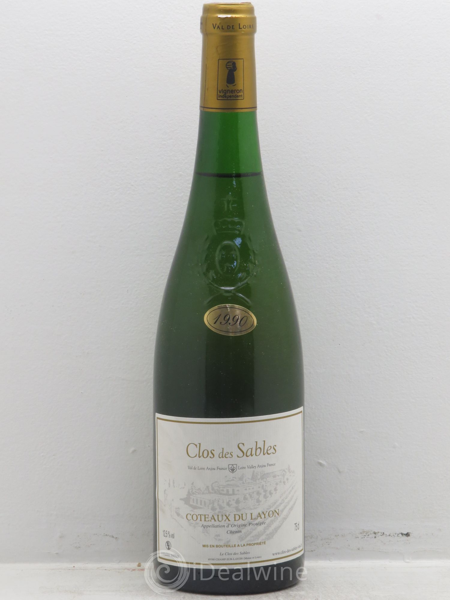 Coteaux du Layon Clos des Sables (sans prix de réserve) 1990 - Lotto di 1 bottiglia - 0
