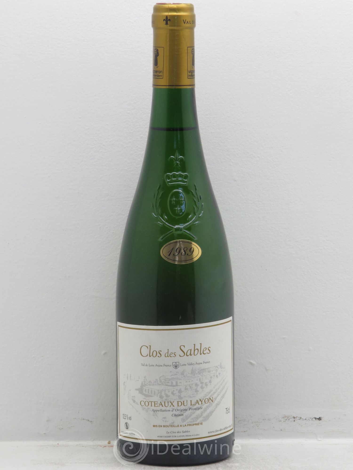 Coteaux du Layon Clos des Sables (sans prix de réserve) 1989 - Posten von 1 Flasche - 0