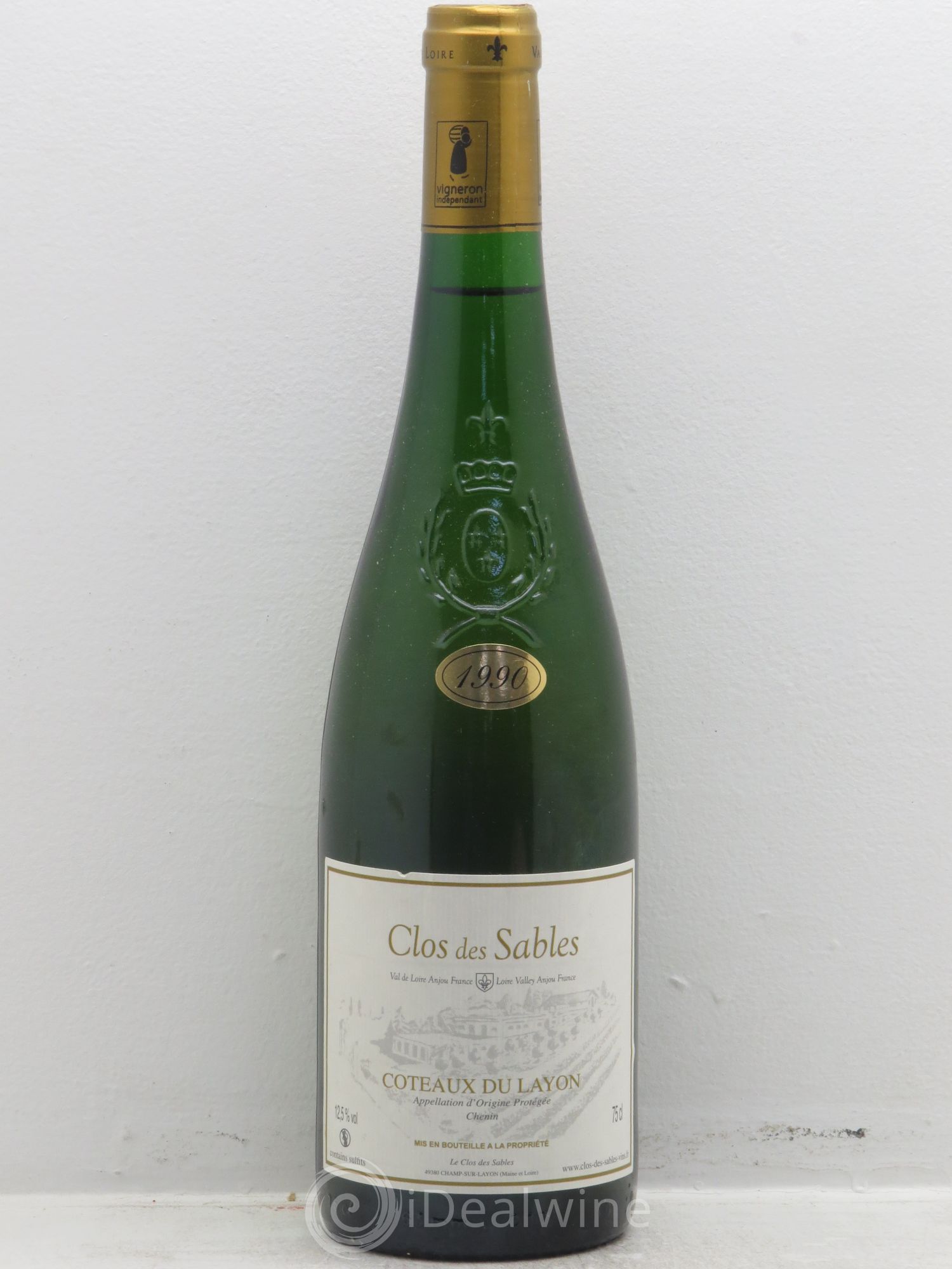 Coteaux du Layon Clos des Sables (sans prix de réserve) 1990 - Posten von 1 Flasche - 0