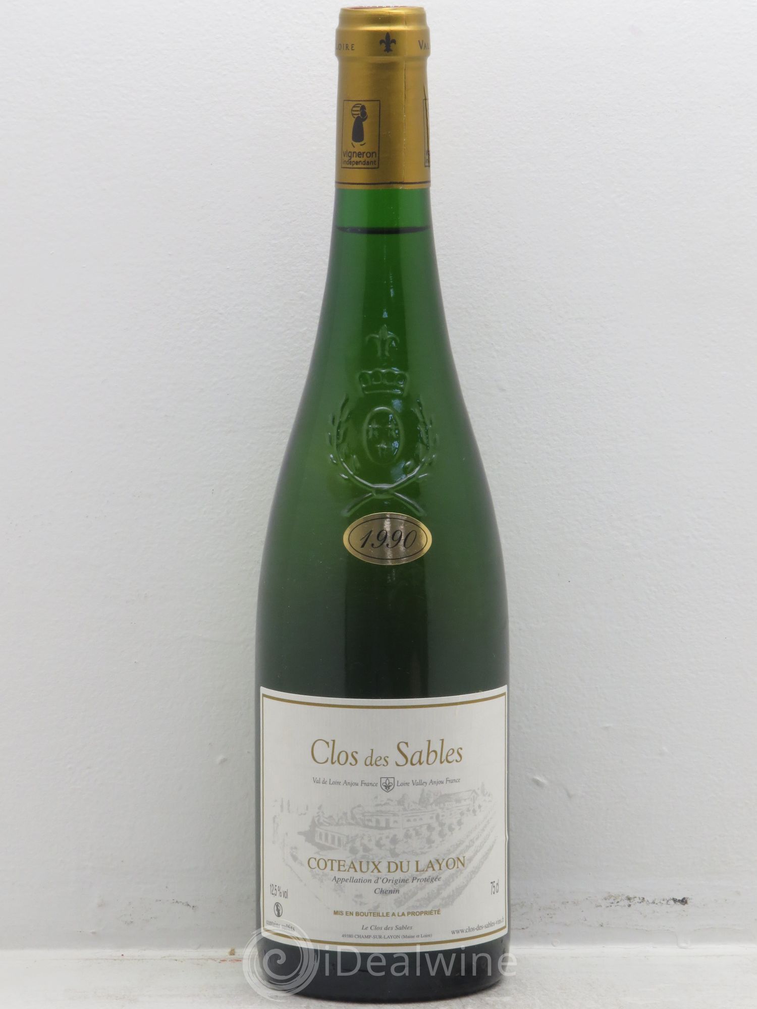Coteaux du Layon Clos des Sables (sans prix de réserve) 1990 - Lotto di 1 bottiglia - 0