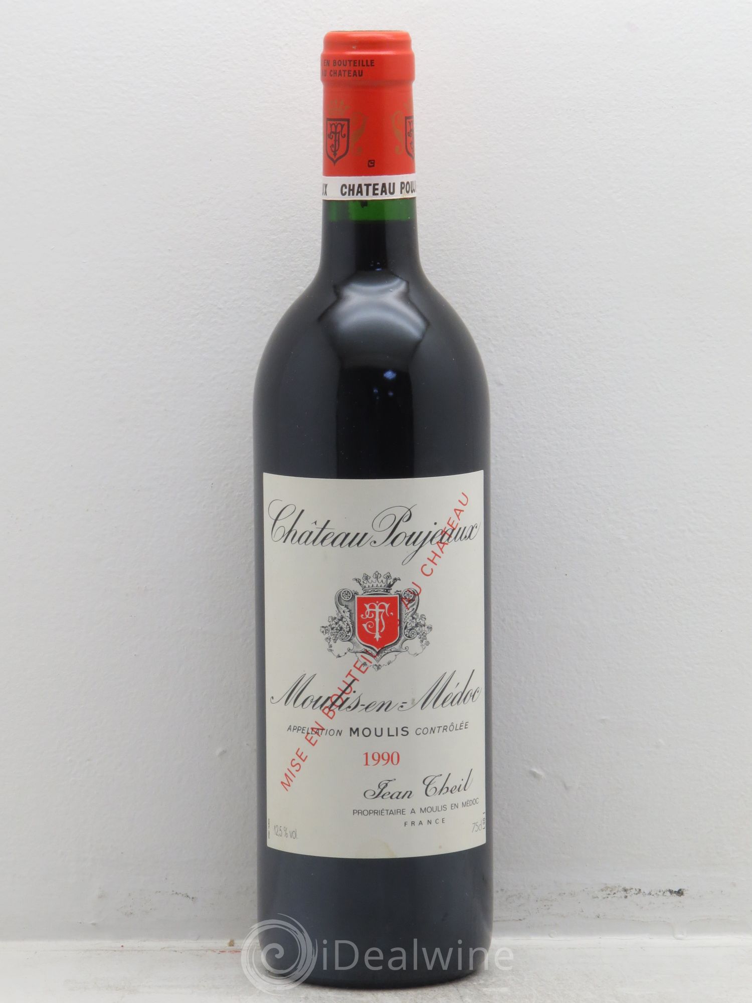 Château Poujeaux 1990 - Lot de 1 bouteille - 0