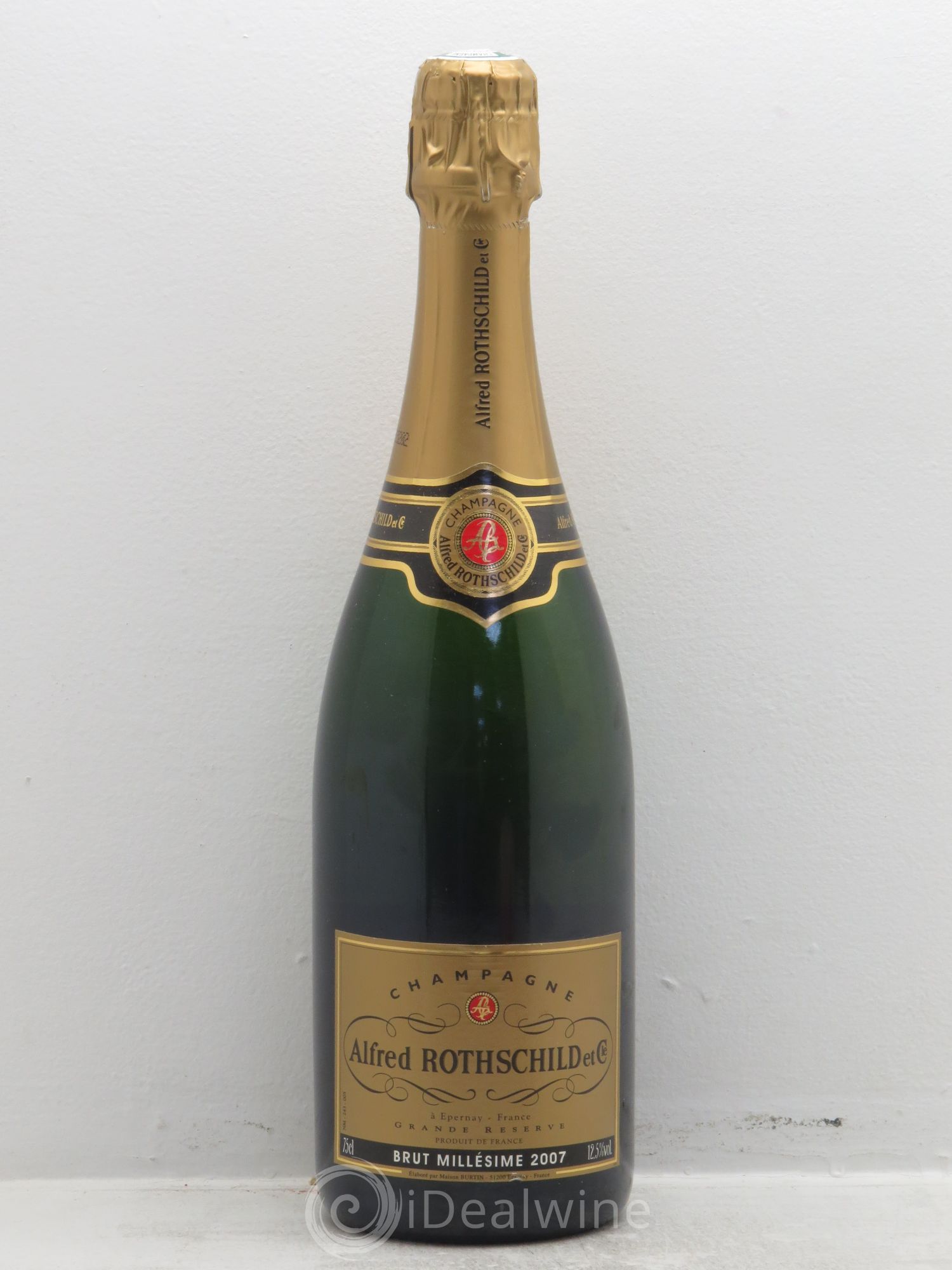 Champagne Alfred de Rothschild .Grande réserve (sans prix de réserve) 2007 - Posten von 1 Flasche - 0