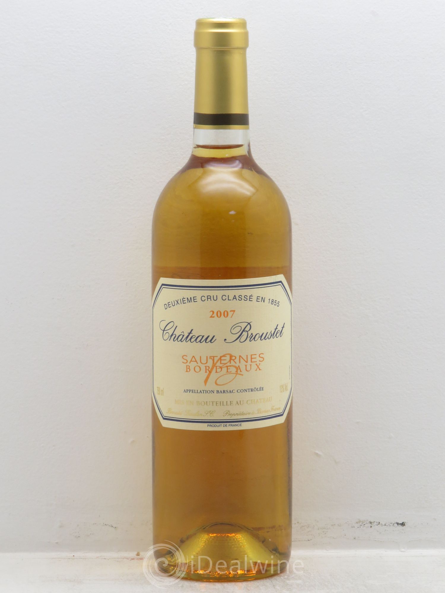 Château Broustet 2ème Grand Cru Classé 2007 - Lotto di 1 bottiglia - 0