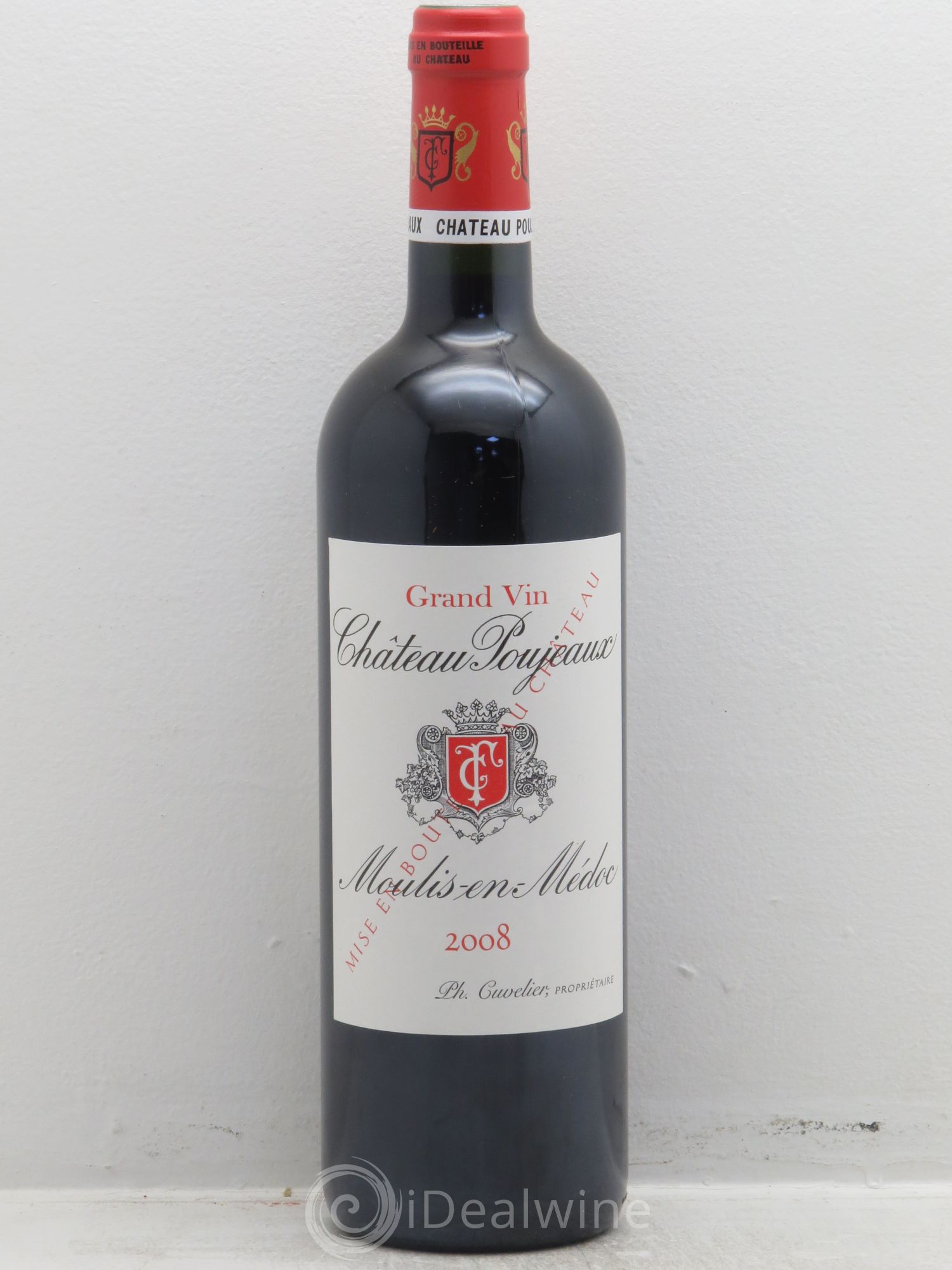Château Poujeaux 2008 - Lot de 1 bouteille - 0