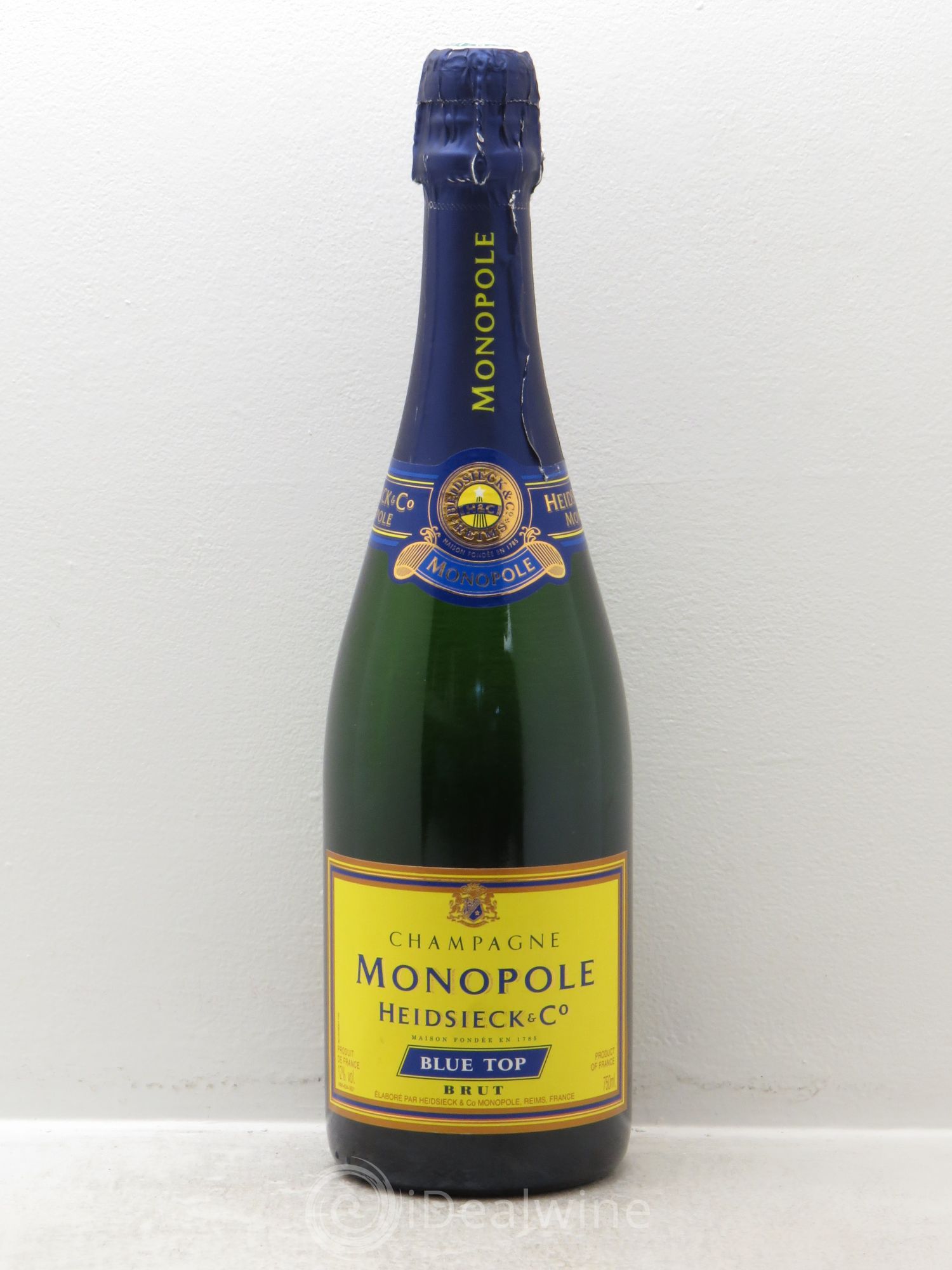 Champagne Heidsieck&Co Monopole -Blue Top (sans prix de réserve) - Posten von 1 Flasche - 0
