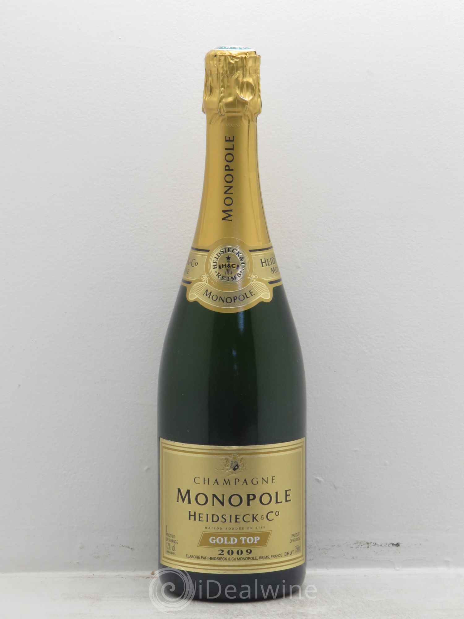Brut Charles Heidsieck Monopole Gold Top (sans prix de réserve) 2009 - Posten von 1 Flasche - 0