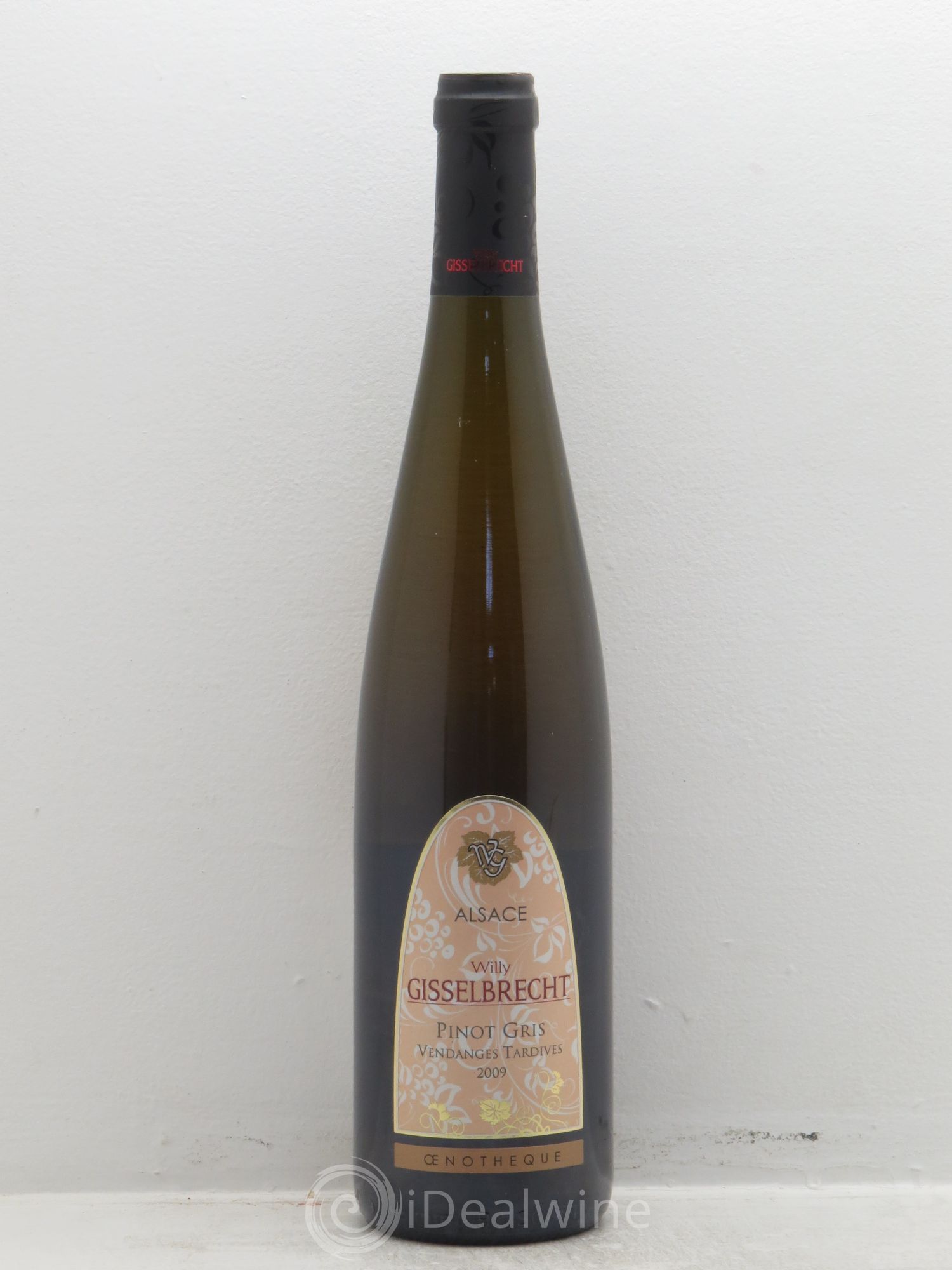 Pinot Gris (Tokay) Vendanges Tardives Gisselbrecht 2009 - Lotto di 1 bottiglia - 0