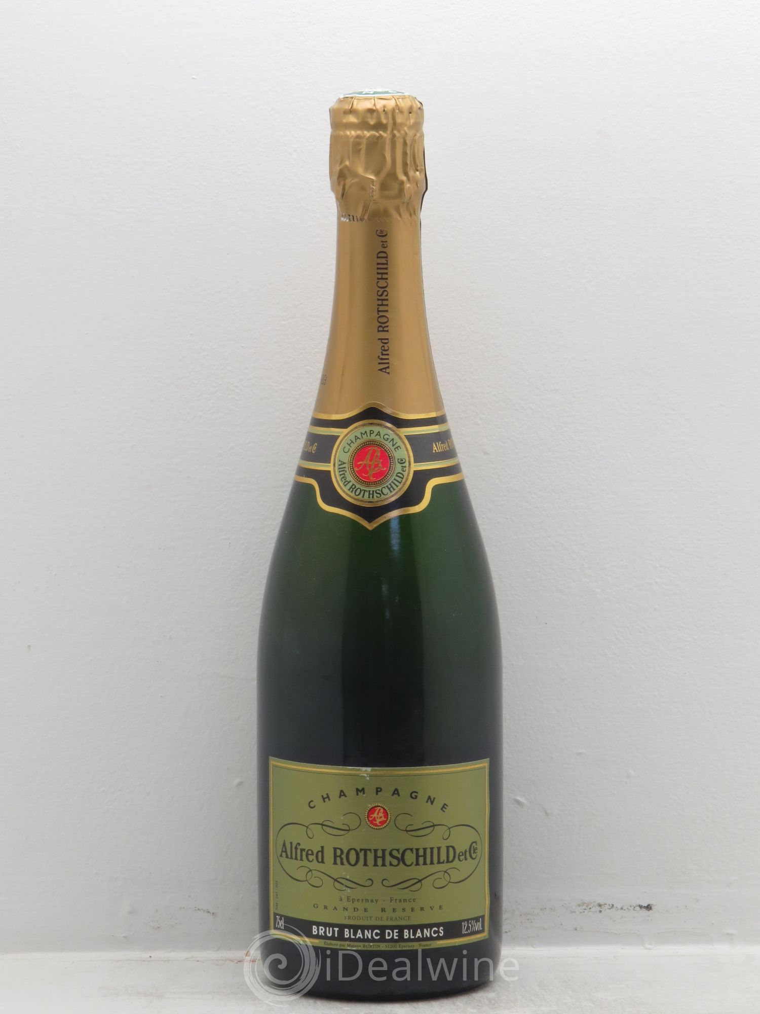 Champagne Alfred de Rothschild Blanc de Blancs Grande réserve (sans prix de réserve) - Posten von 1 Flasche - 0