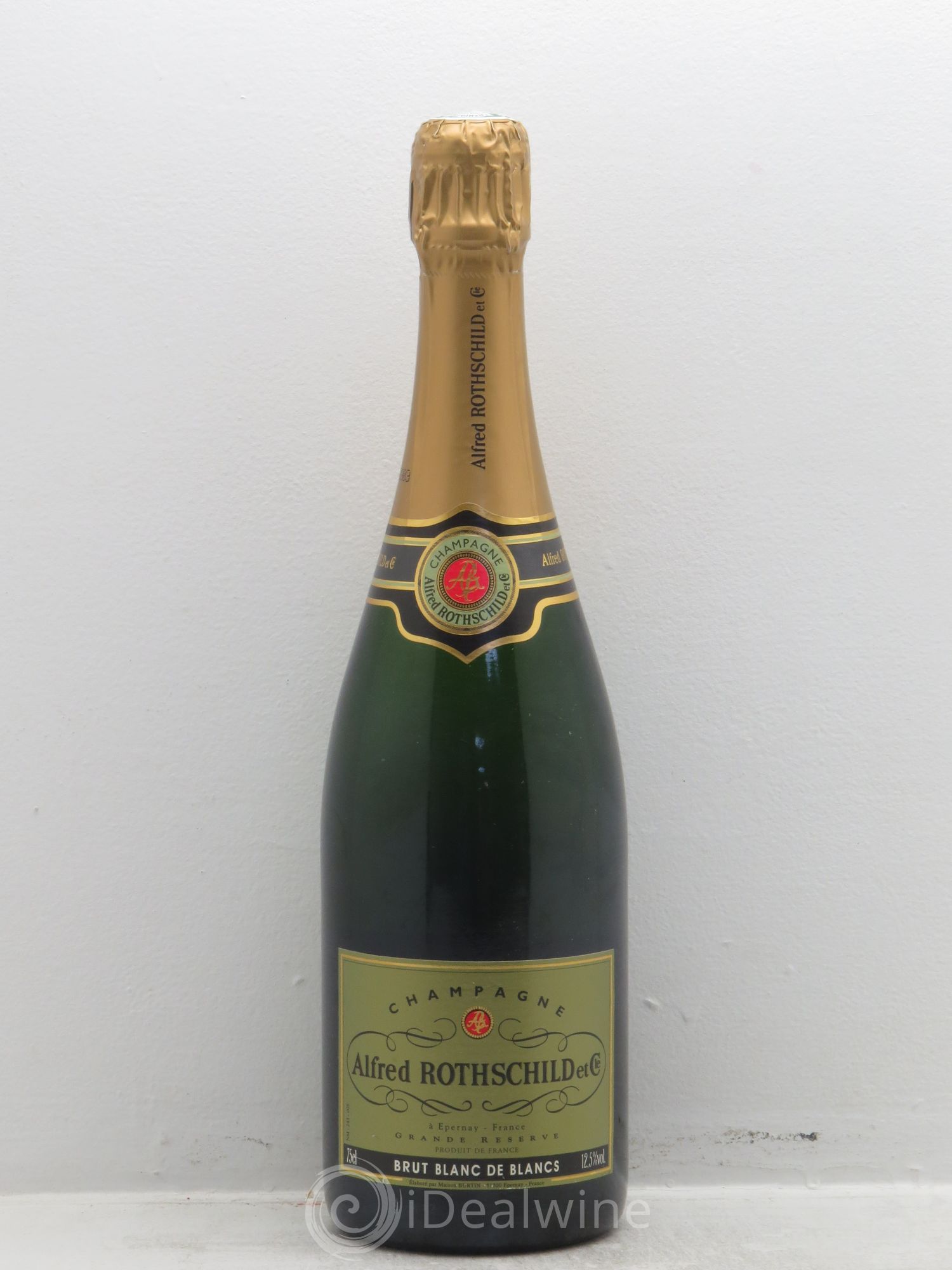 Champagne Alfred de Rothschild .Blanc de Blancs Grande réserve (sans prix de réserve) - Posten von 1 Flasche - 0