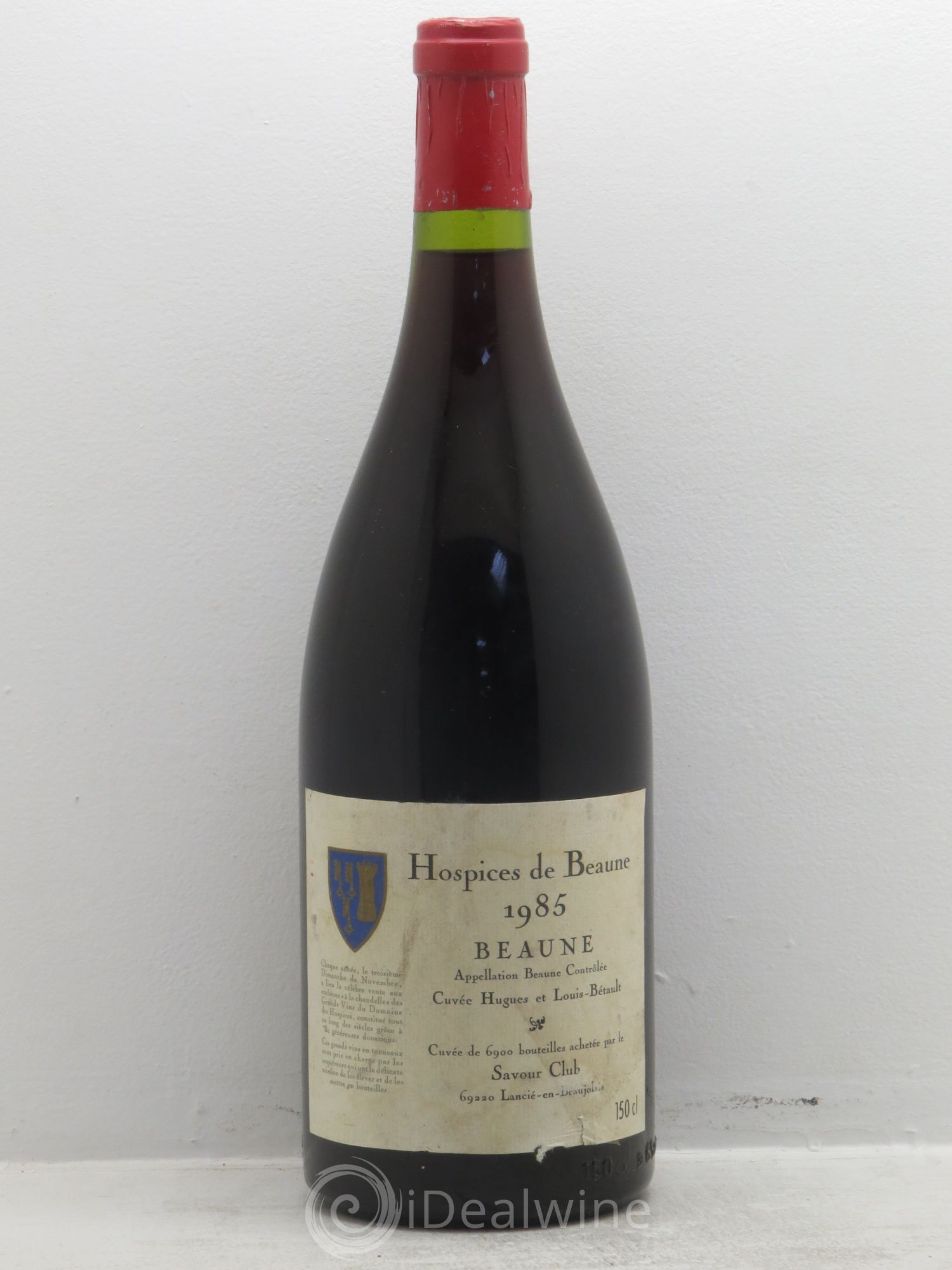 Beaune 1er Cru Hospices de Beaune Cuvée Hugues et Louis Bétault 1985 - Posten von 1 Magnum - 0