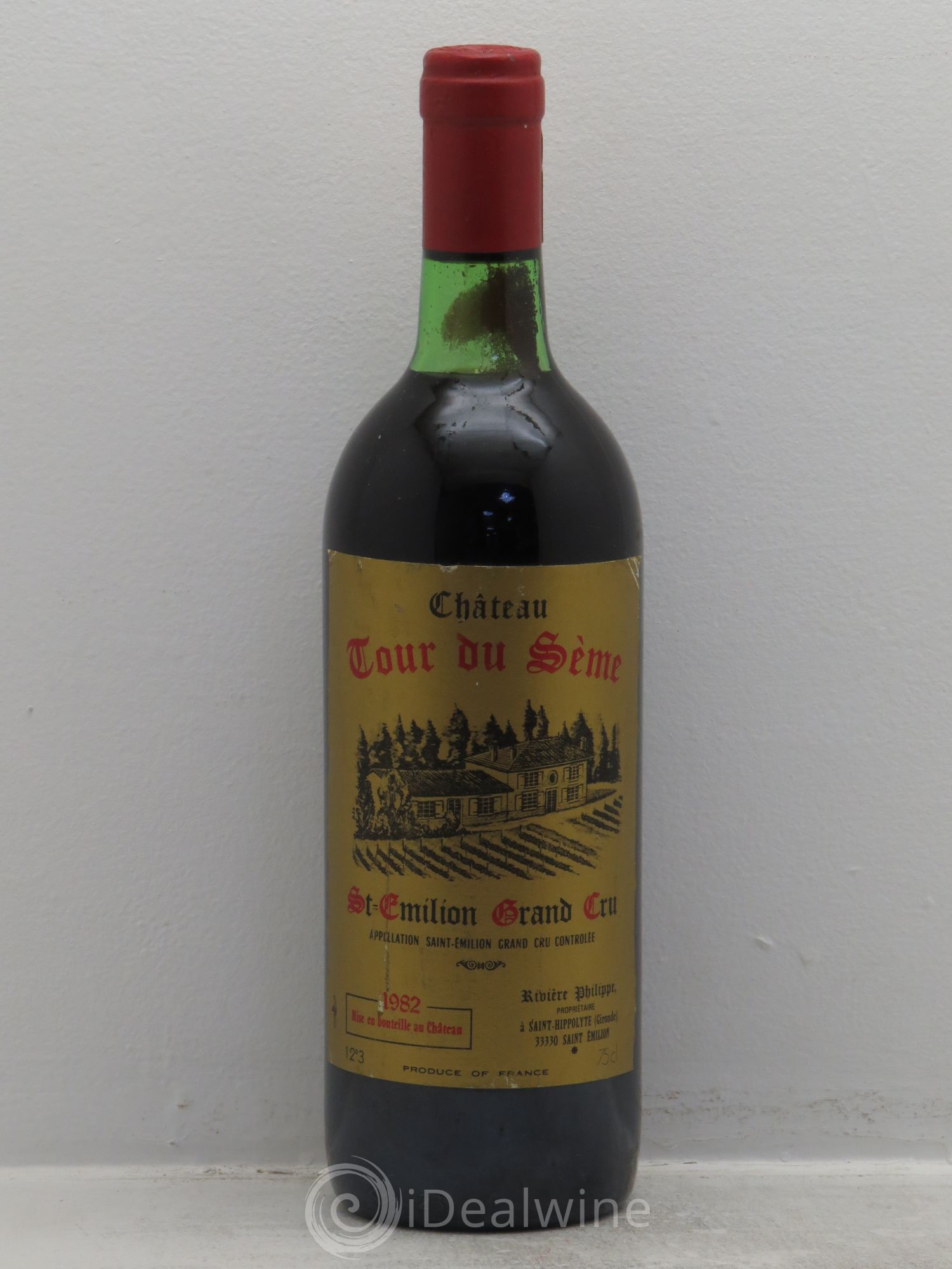 Saint-Émilion Château Tour du Sème 1982 - Posten von 1 Flasche - 0