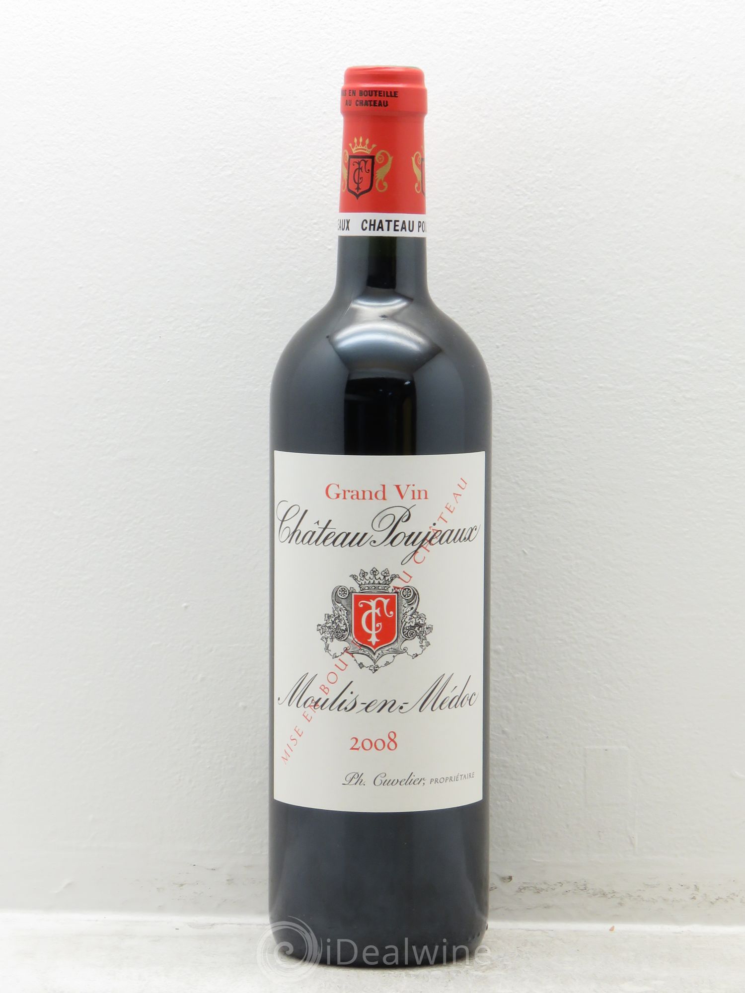 Château Poujeaux 2008 - Lot de 1 bouteille - 0