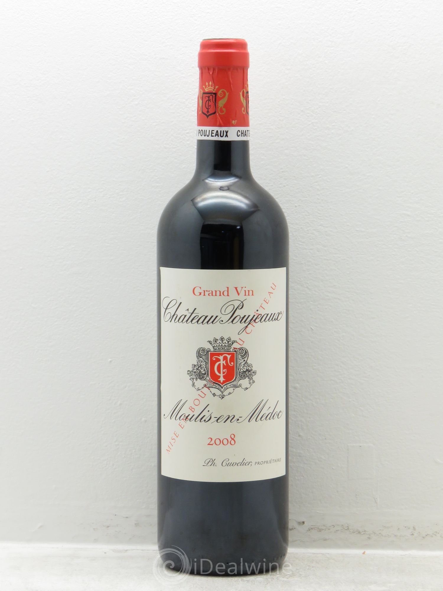 Château Poujeaux 2008 - Lot de 1 bouteille - 0
