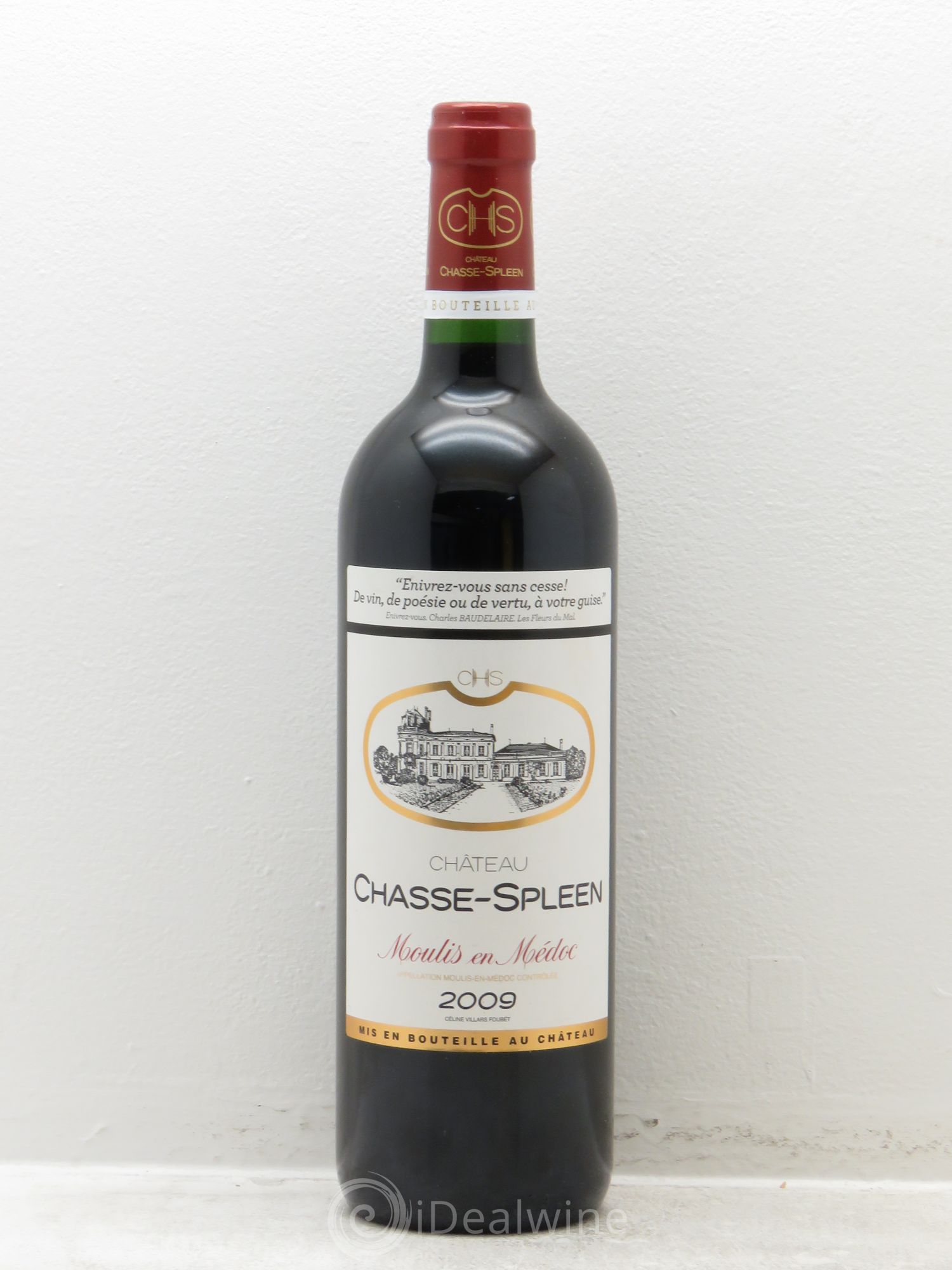Château Chasse Spleen (sans prix de réserve) 2009 - Lot de 1 bouteille - 0