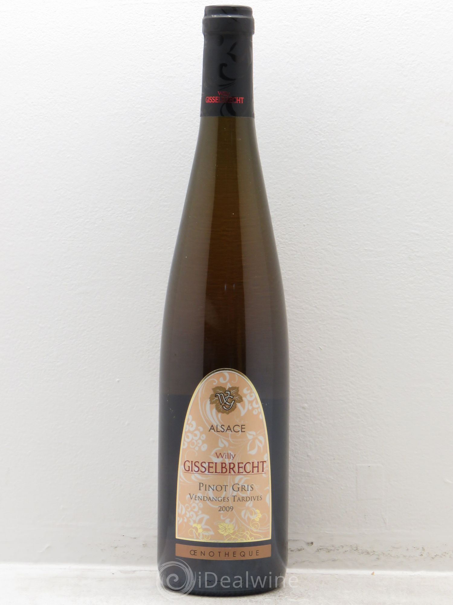 Pinot Gris (Tokay) Vendanges Tardives Gisselbrecht oenothèque 2009 - Lotto di 1 bottiglia - 0