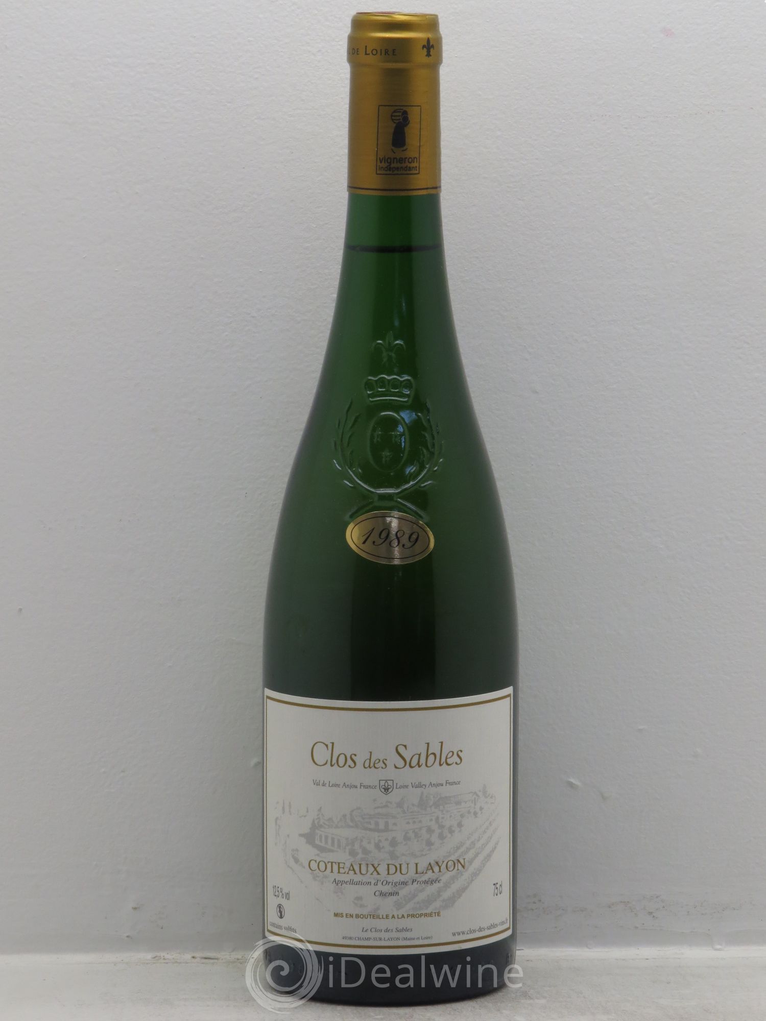 Coteaux du Layon Clos des Sables (sans prix de réserve) 1989 - Posten von 1 Flasche - 0