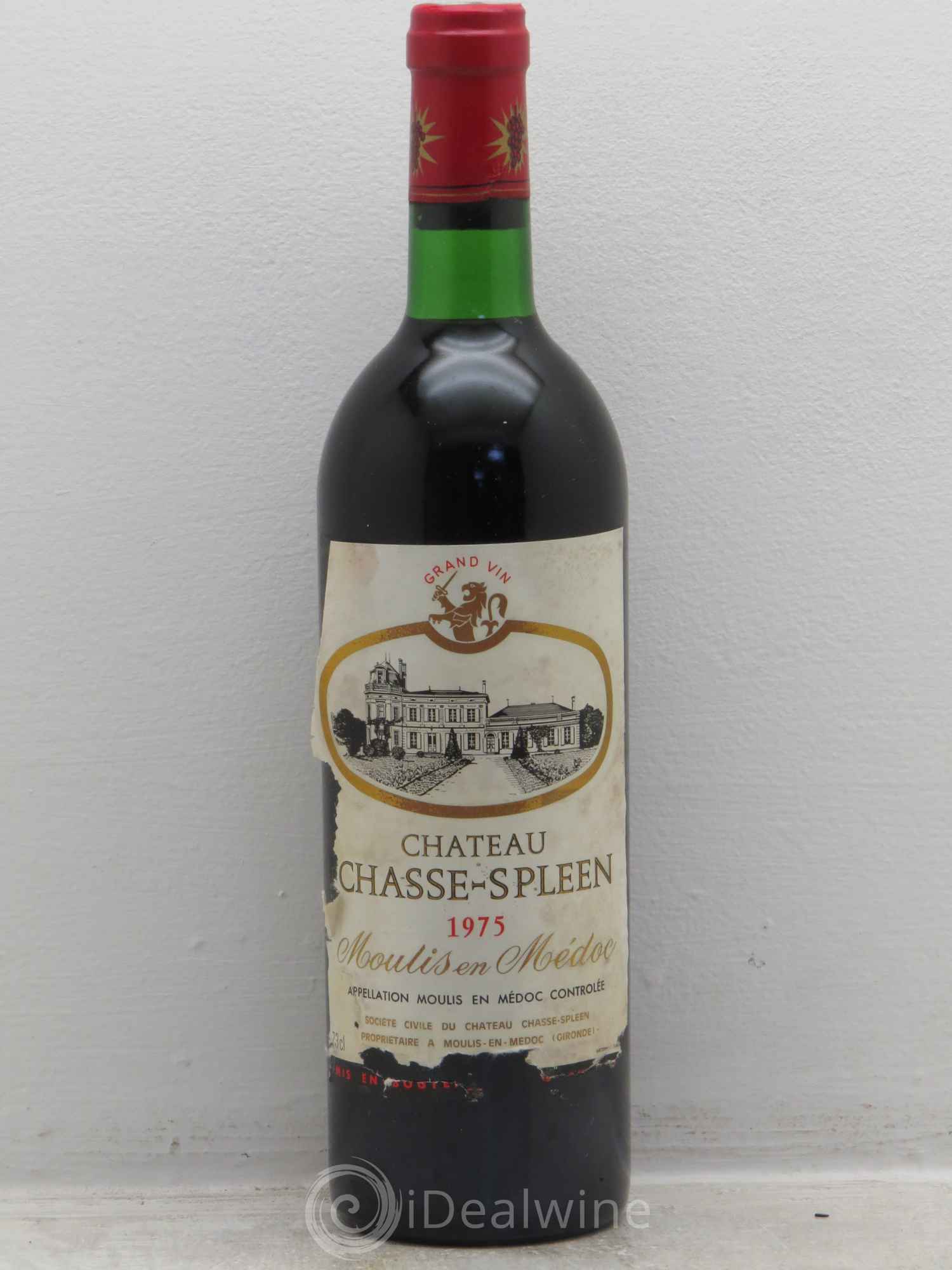 Château Chasse Spleen 1975 - Lot de 1 bouteille - 0