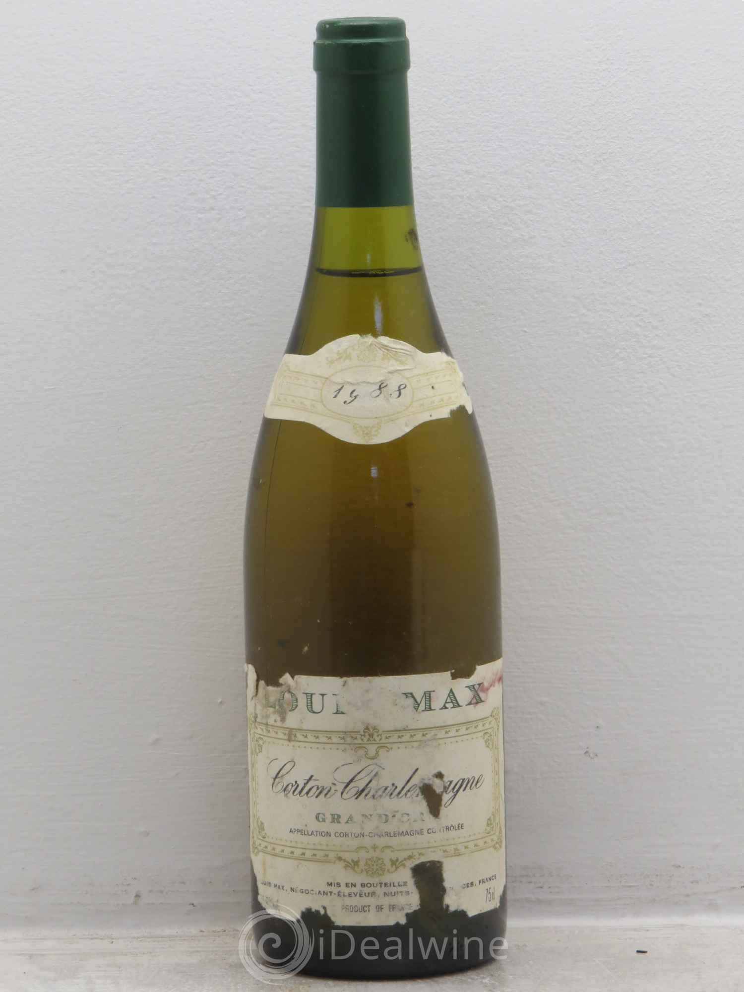 Corton-Charlemagne Grand Cru Louis Max 1988 - Lot de 1 bouteille - 0