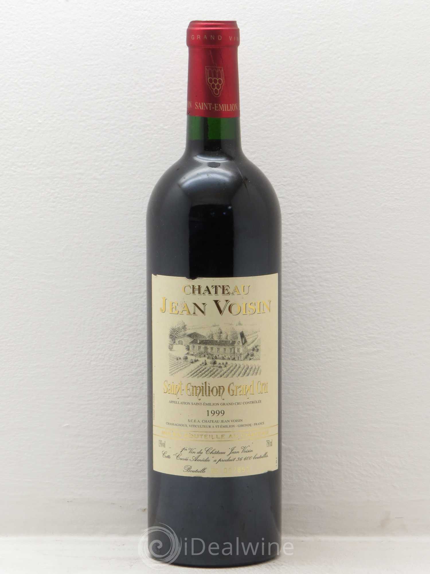 Saint-Émilion Château Jean Voisin 1999 - Posten von 1 Flasche - 0