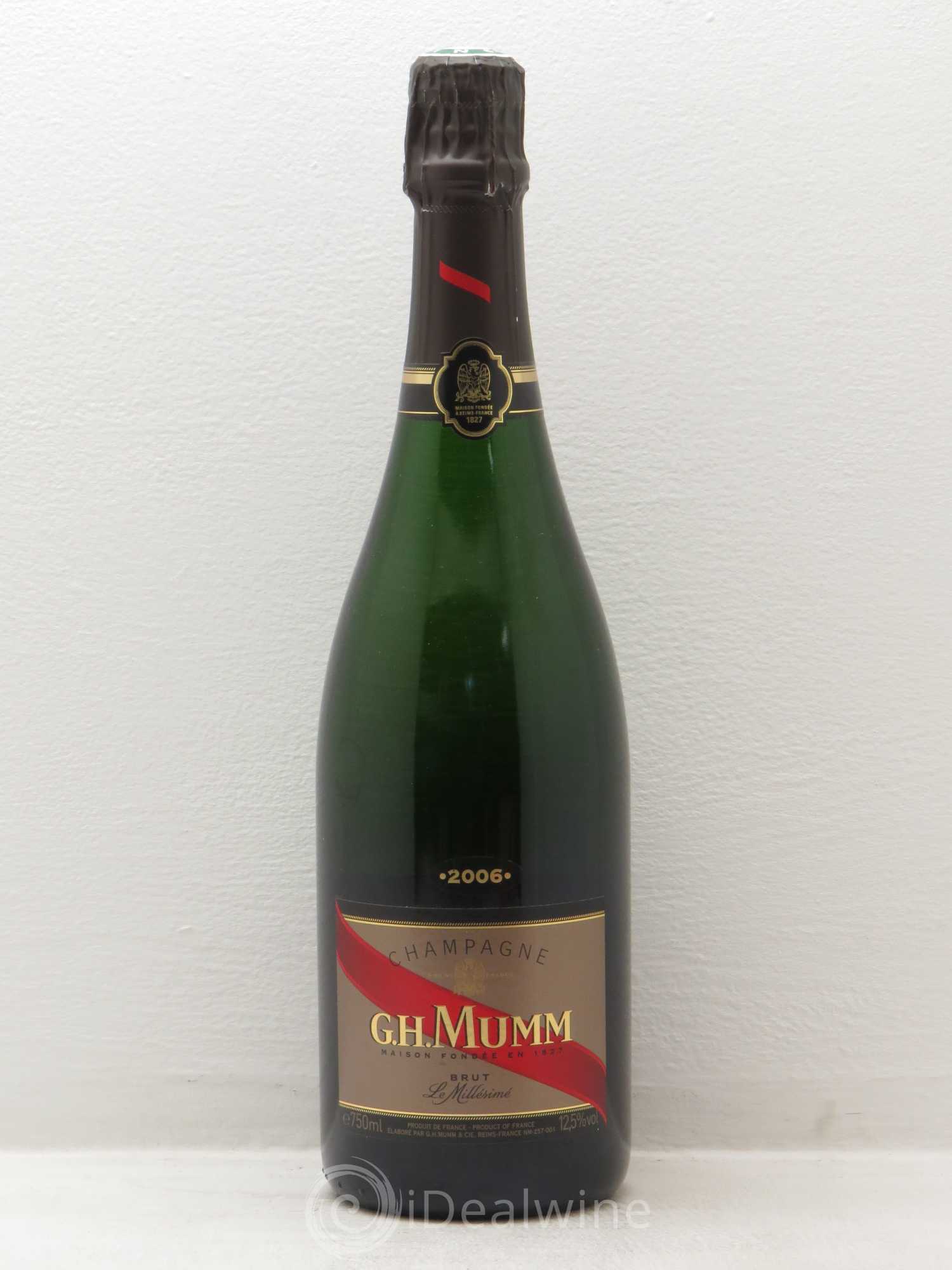 Champagne Mumm Brut 2006 - Lot de 1 bouteille - 0