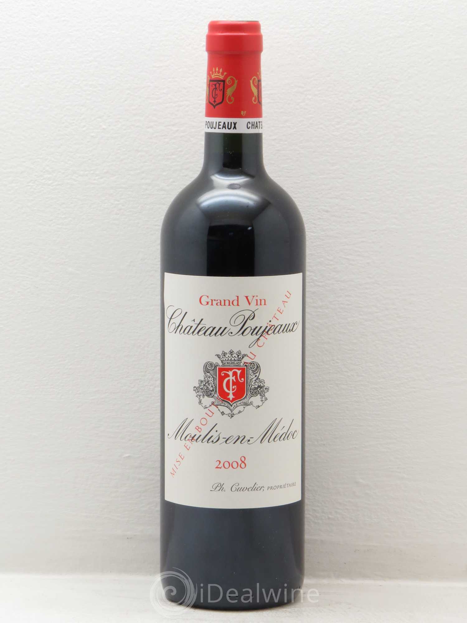 Château Poujeaux 2008 - Lot de 1 bouteille - 0
