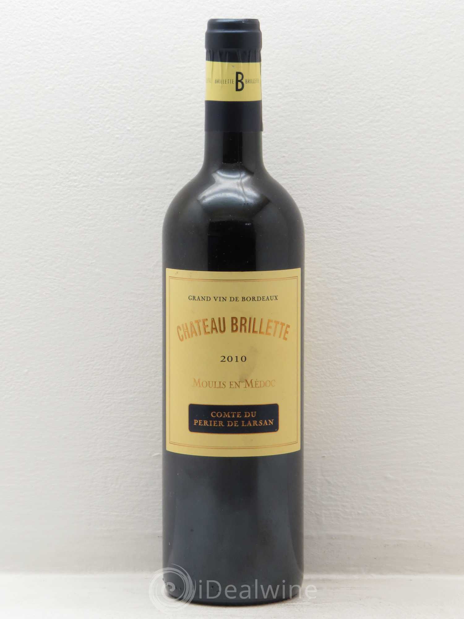 Château Brillette Cru Bourgeois 2010 - Lot de 1 bouteille - 0