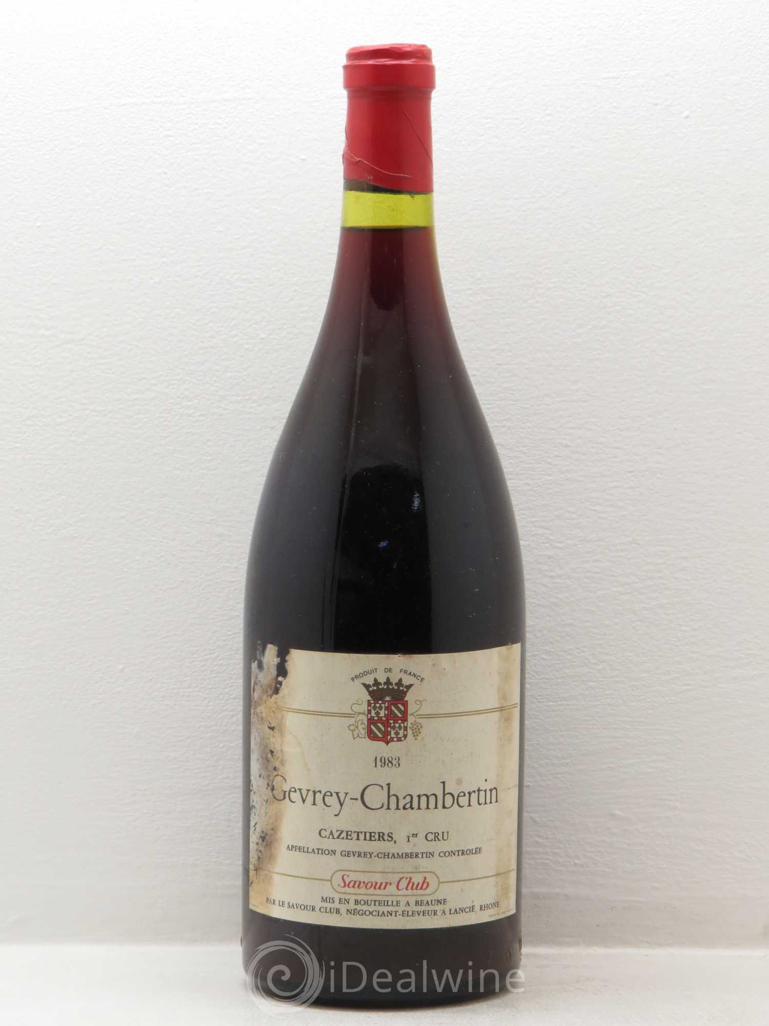 Gevrey-Chambertin 1er Cru Domaine Savour Club 1983 - Posten von 1 Magnum - 0