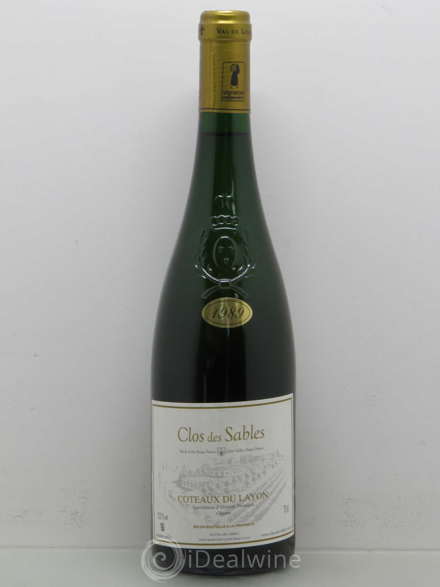 Coteaux du Layon Clos Des Sables 1989 - Lotto di 1 bottiglia - 0