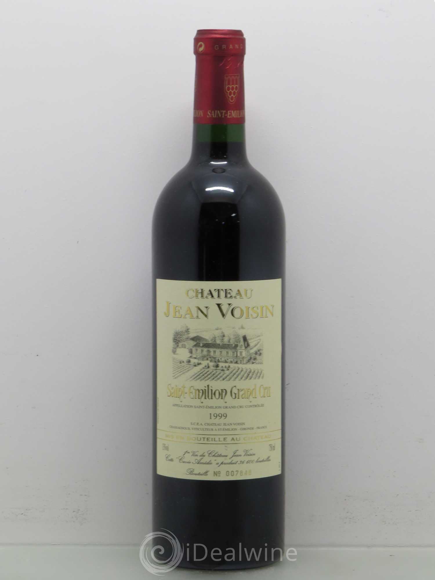 Saint-Émilion Chateau Jean Voisin (sans prix de réserve) 1999 - Posten von 1 Flasche - 0