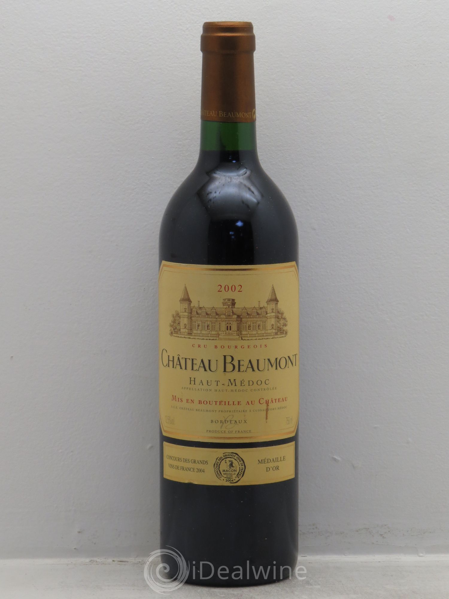 Château Beaumont Cru Bourgeois (sans prix de réserve) 2002 - Lot de 1 bouteille - 0