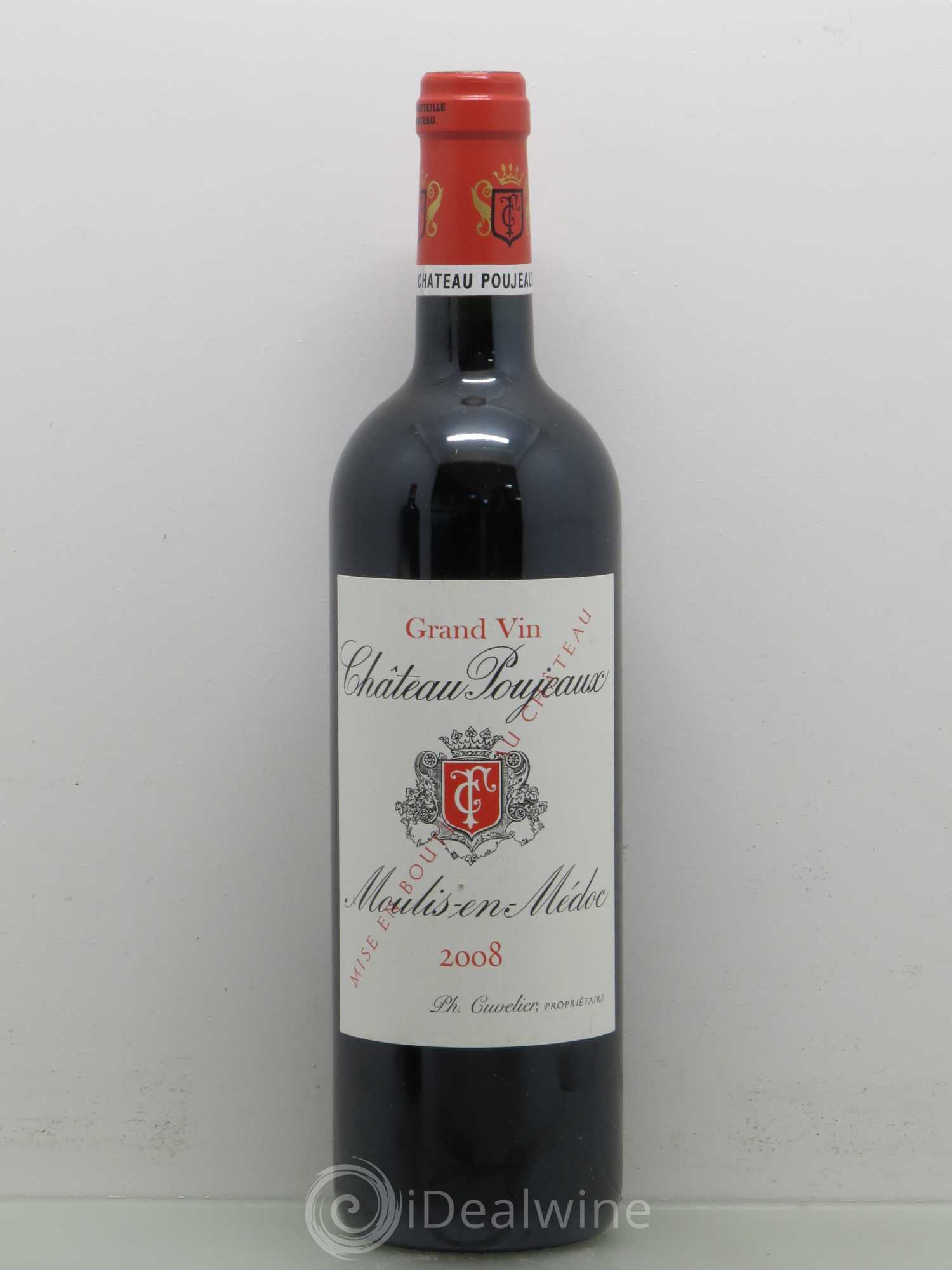 Château Poujeaux 2008 - Lot de 1 bouteille - 0