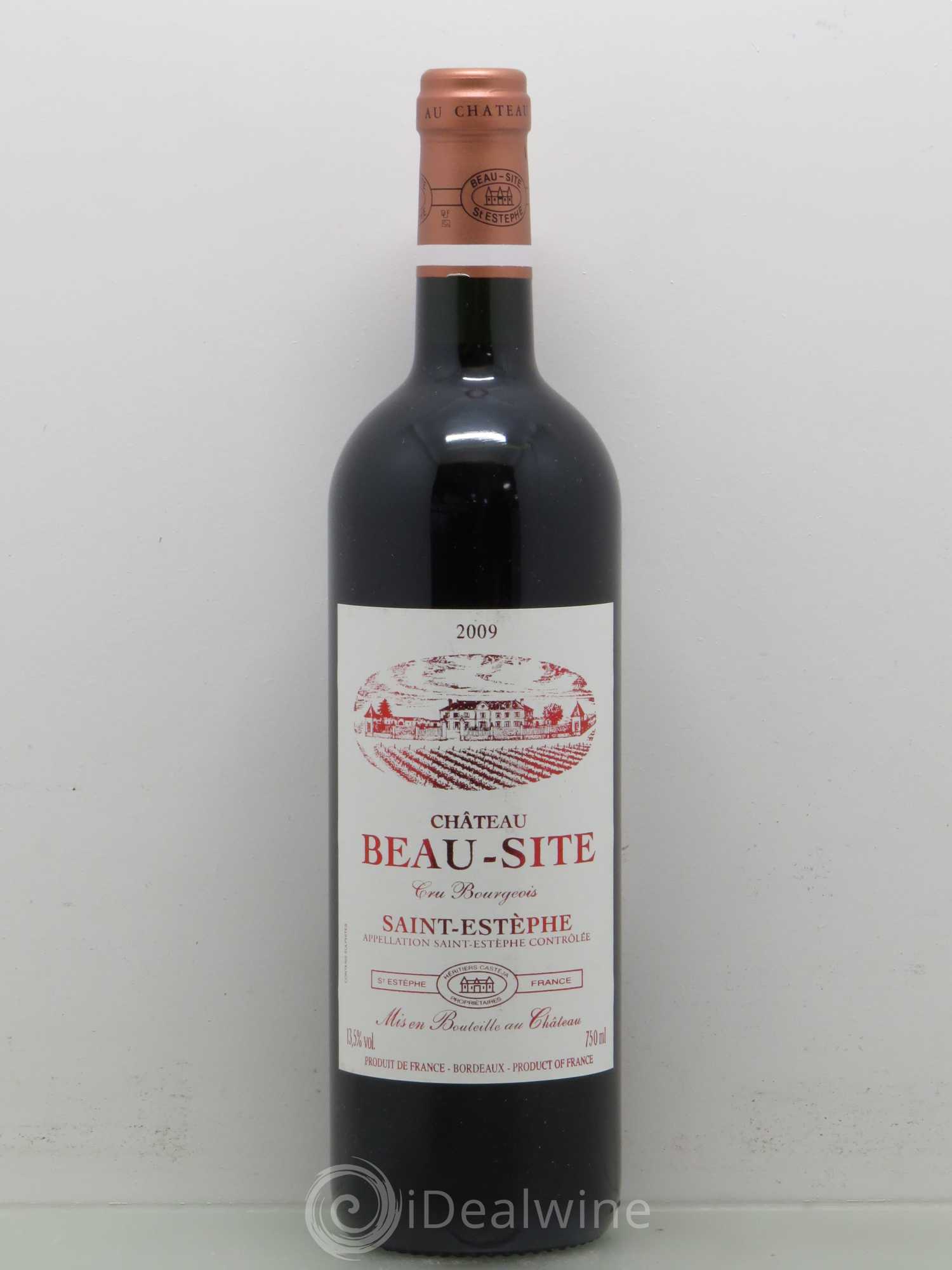 Château Beau Site Cru Bourgeois 2009 - Lot de 1 bouteille - 0