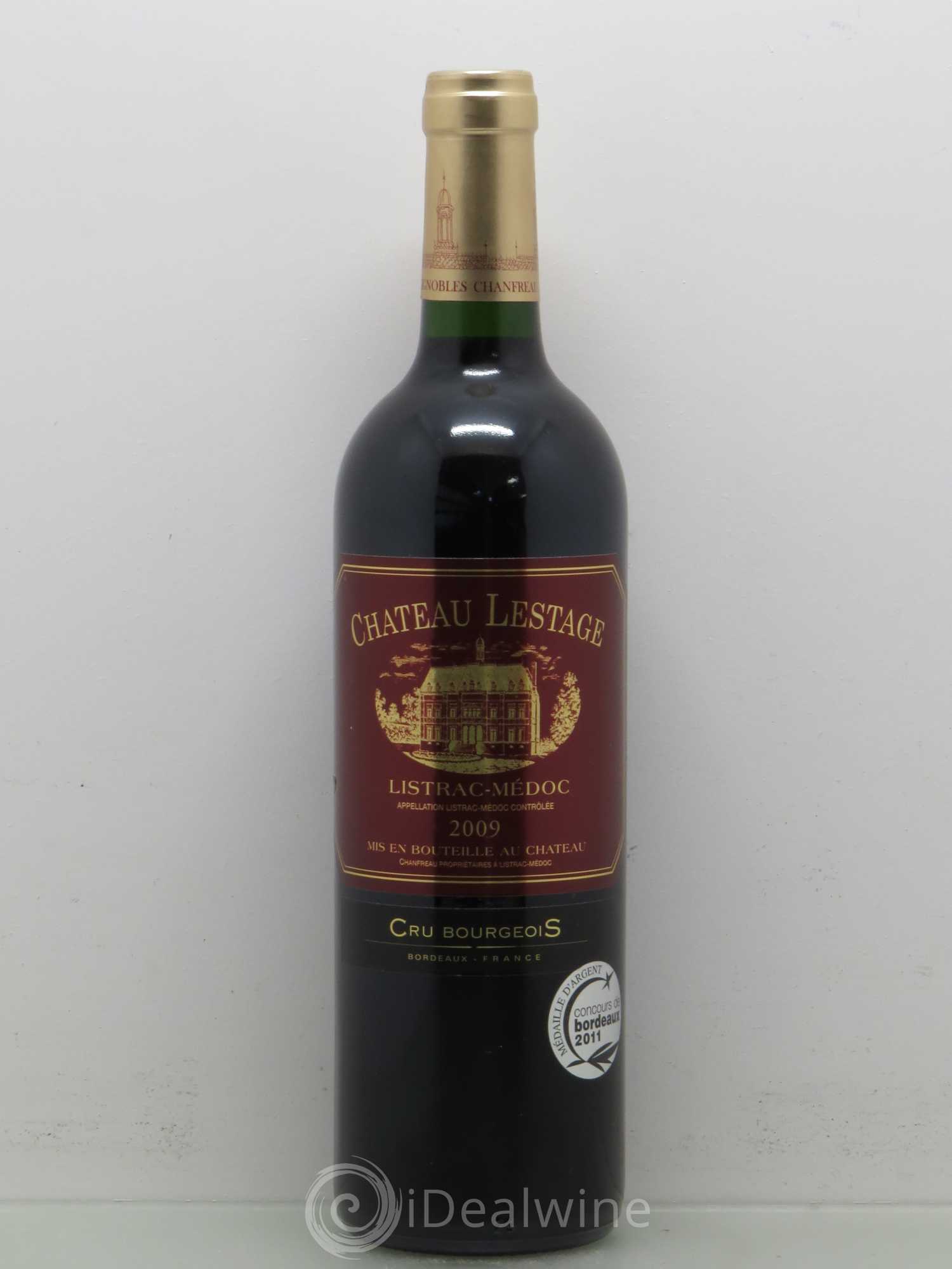 Château Lestage Cru Bourgeois 2009 - Lot de 1 bouteille - 0
