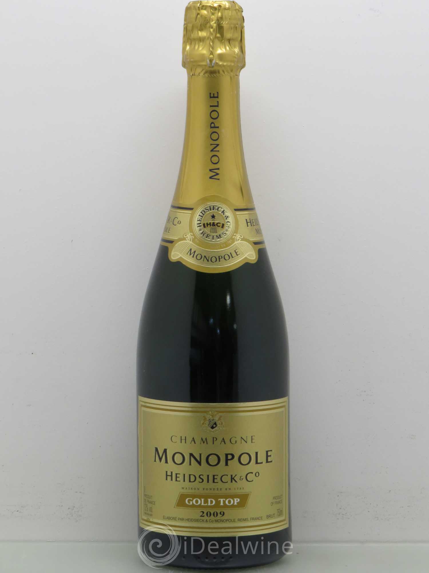 Champagne Heidsieck Monopole Gold Top 2009 - Posten von 1 Flasche - 0