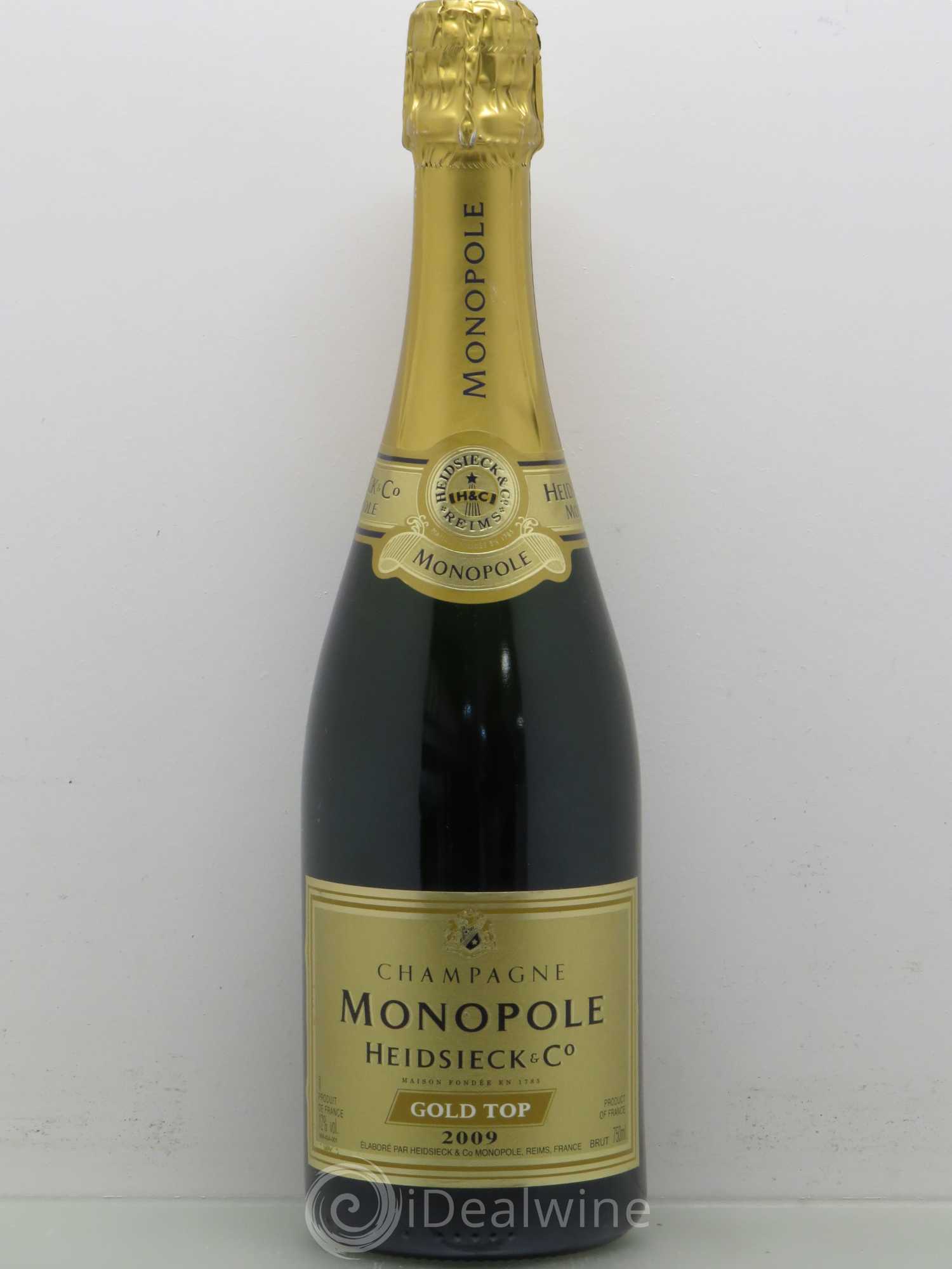 Champagne Heidsieck Monopole Gold Top 2009 - Posten von 1 Flasche - 0