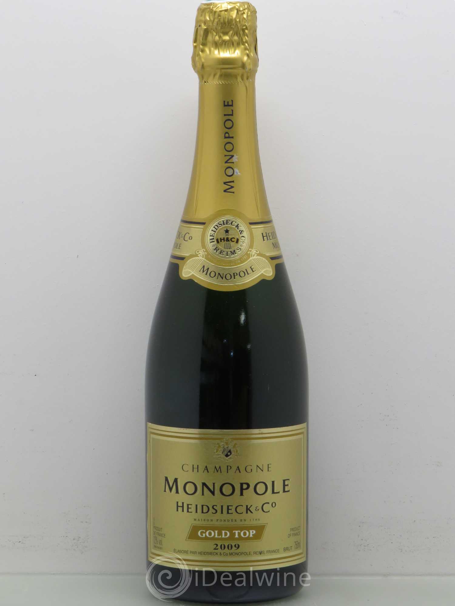Champagne Heidsieck Monopole Gold Top 2009 - Posten von 1 Flasche - 0