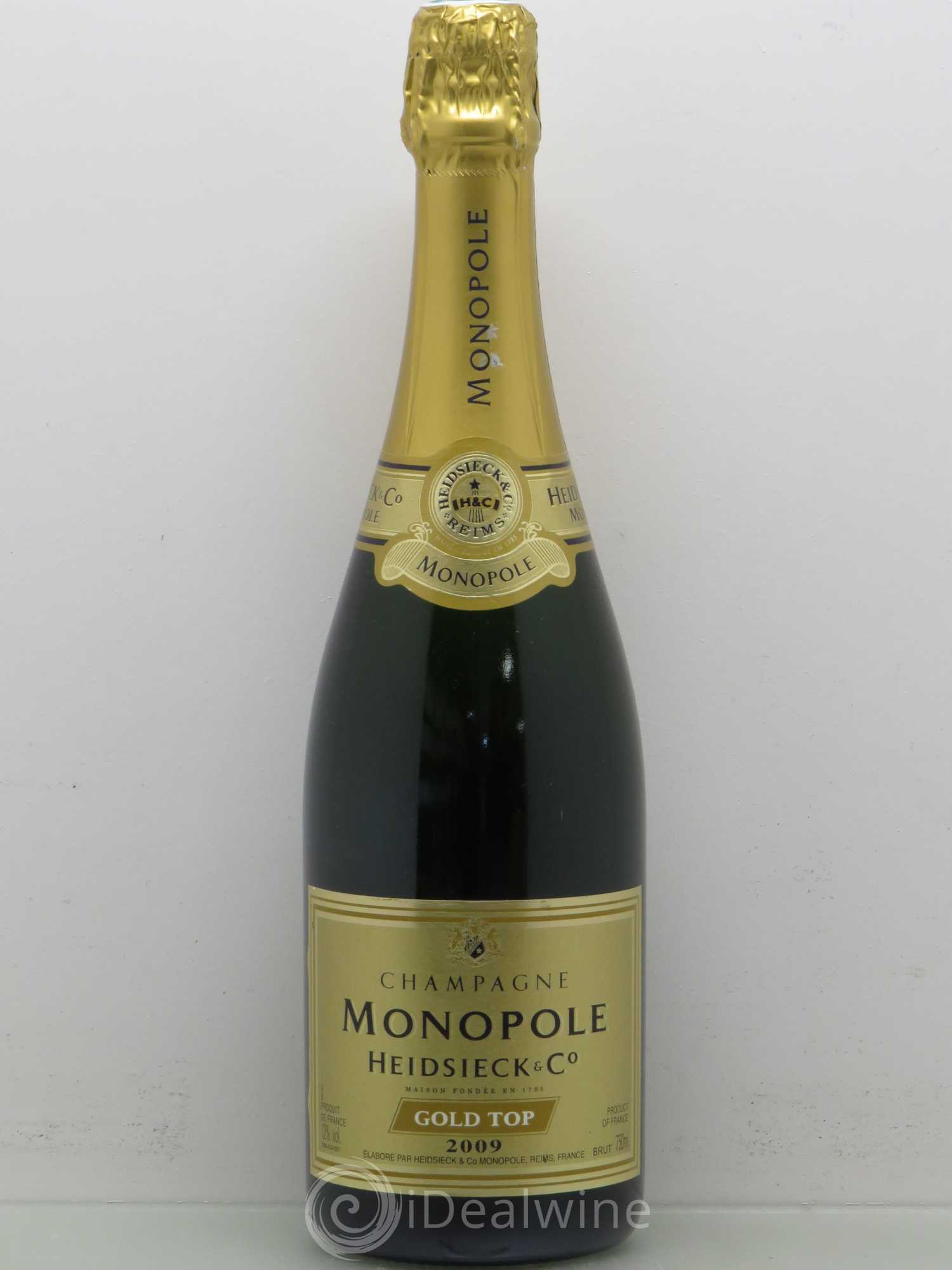 Champagne Heidsieck Monopole Gold Top 2009 - Posten von 1 Flasche - 0