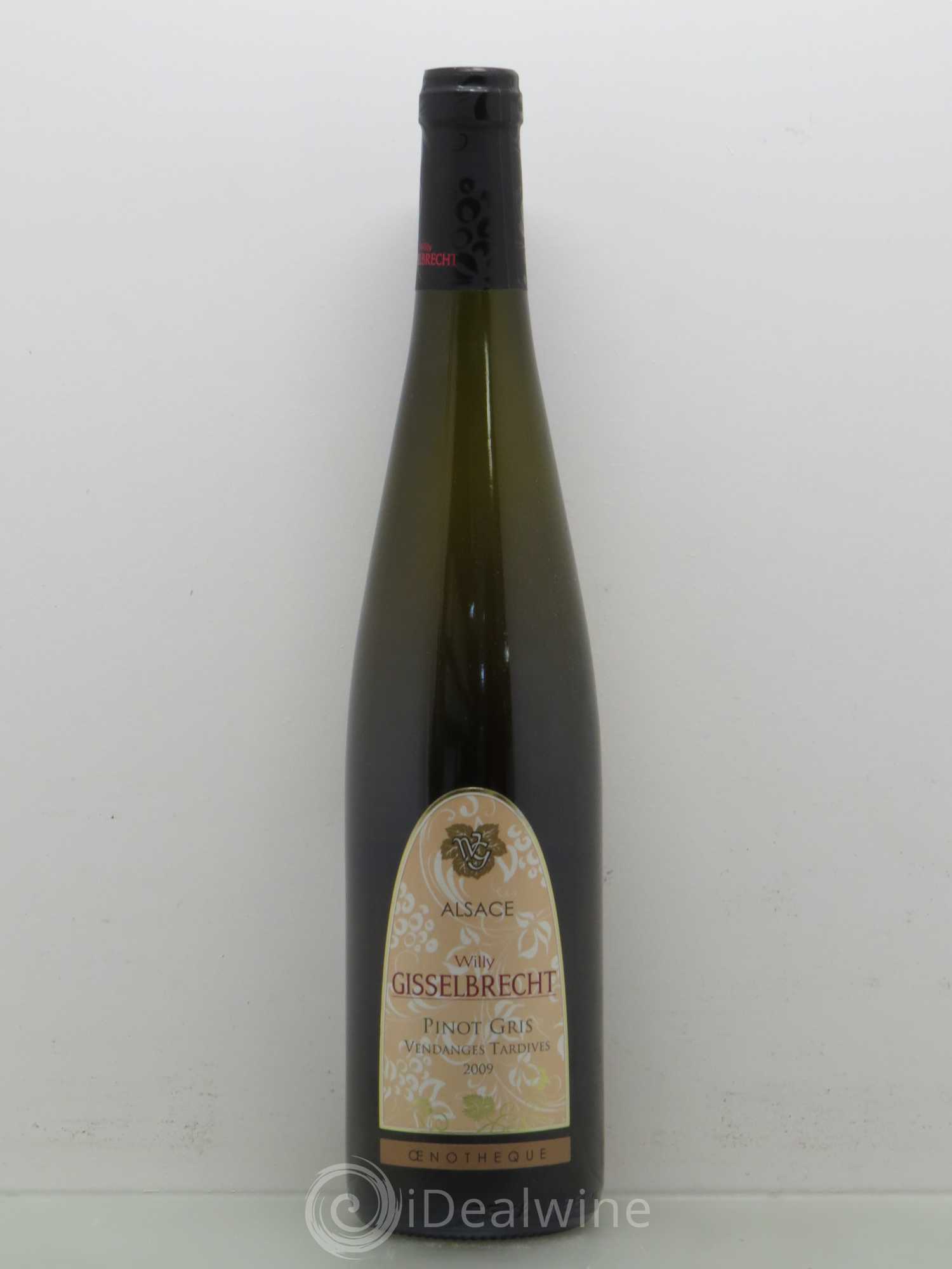 Pinot Gris (Tokay) Vendanges Tardives Gisselbrecht (sans prix de réserve) 2009 - Lotto di 1 bottiglia - 0