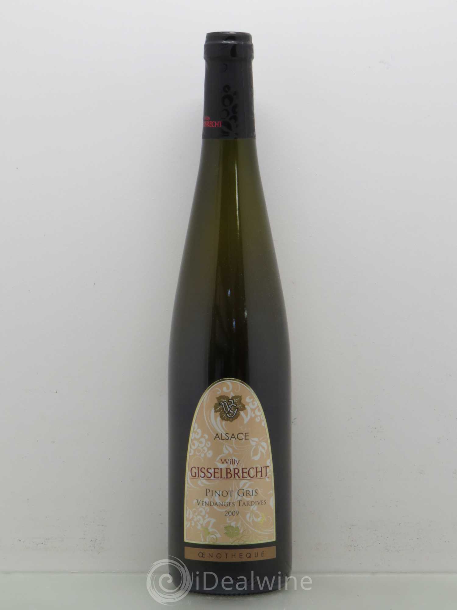Pinot Gris (Tokay) Vendanges Tardives Gisselbrecht (sans prix de réserve) 2009 - Lotto di 1 bottiglia - 0