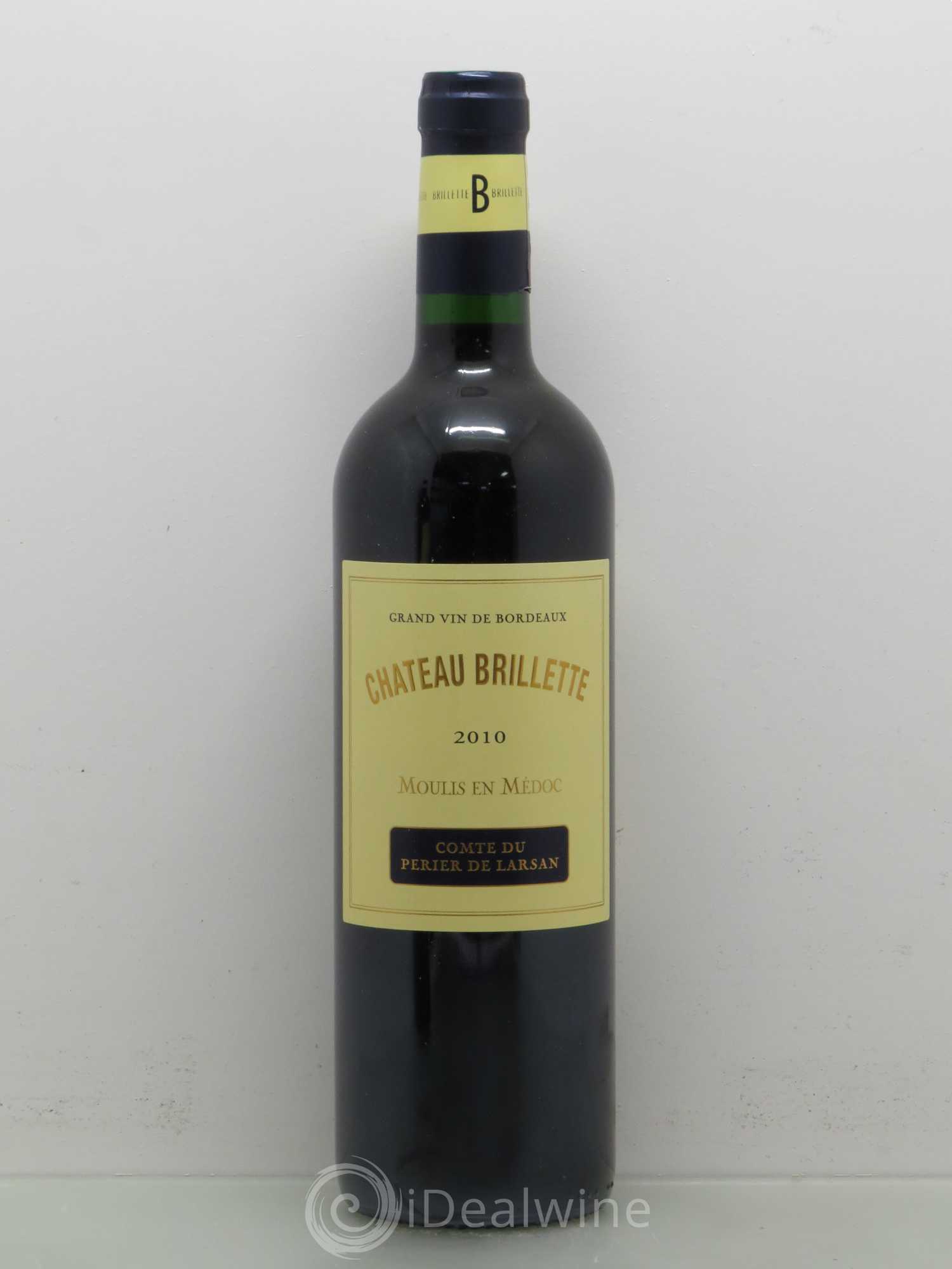 Château Brillette Cru Bourgeois 2010 - Lot de 1 bouteille - 0
