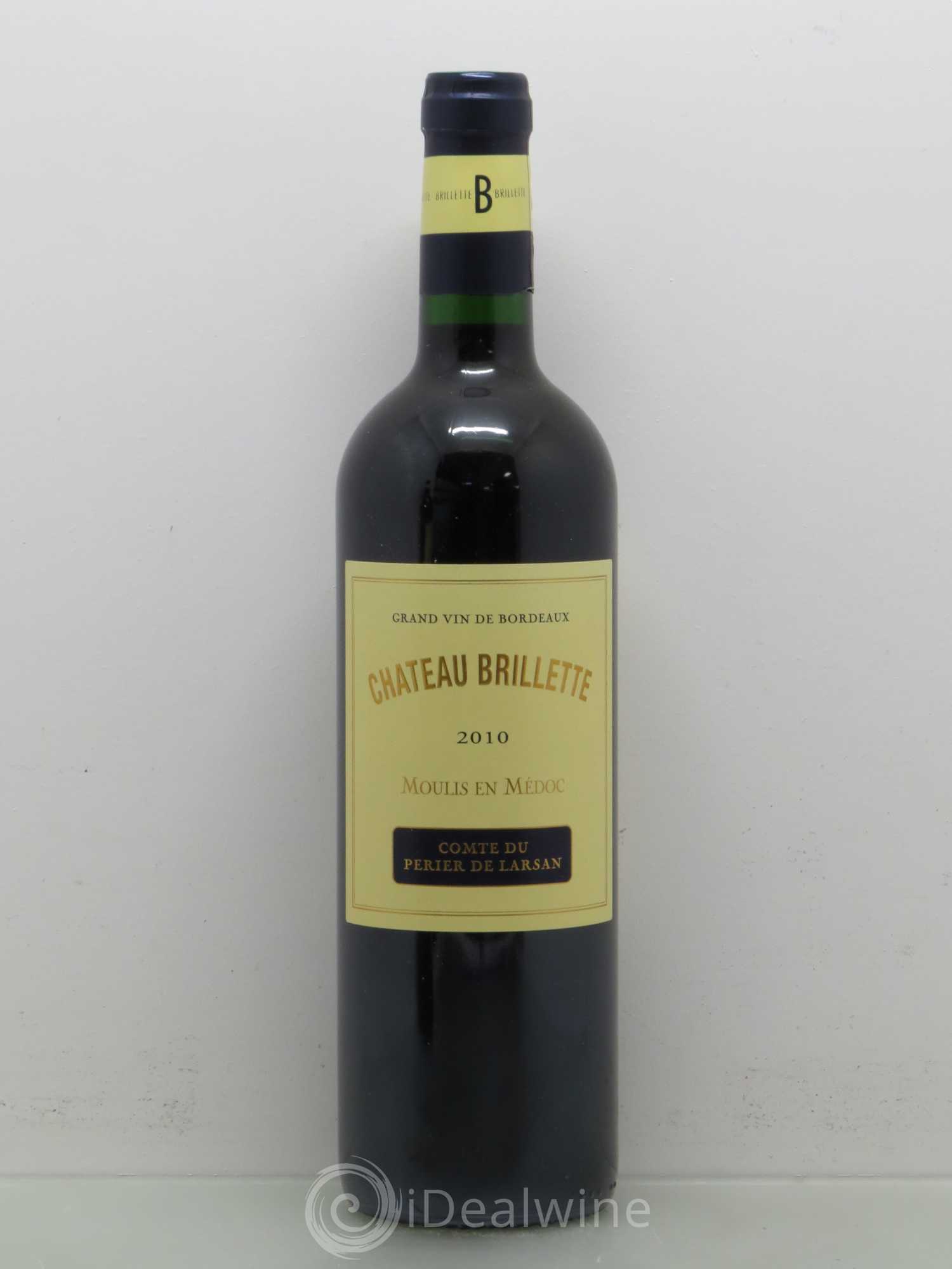 Château Brillette Cru Bourgeois 2010 - Lot de 1 bouteille - 0