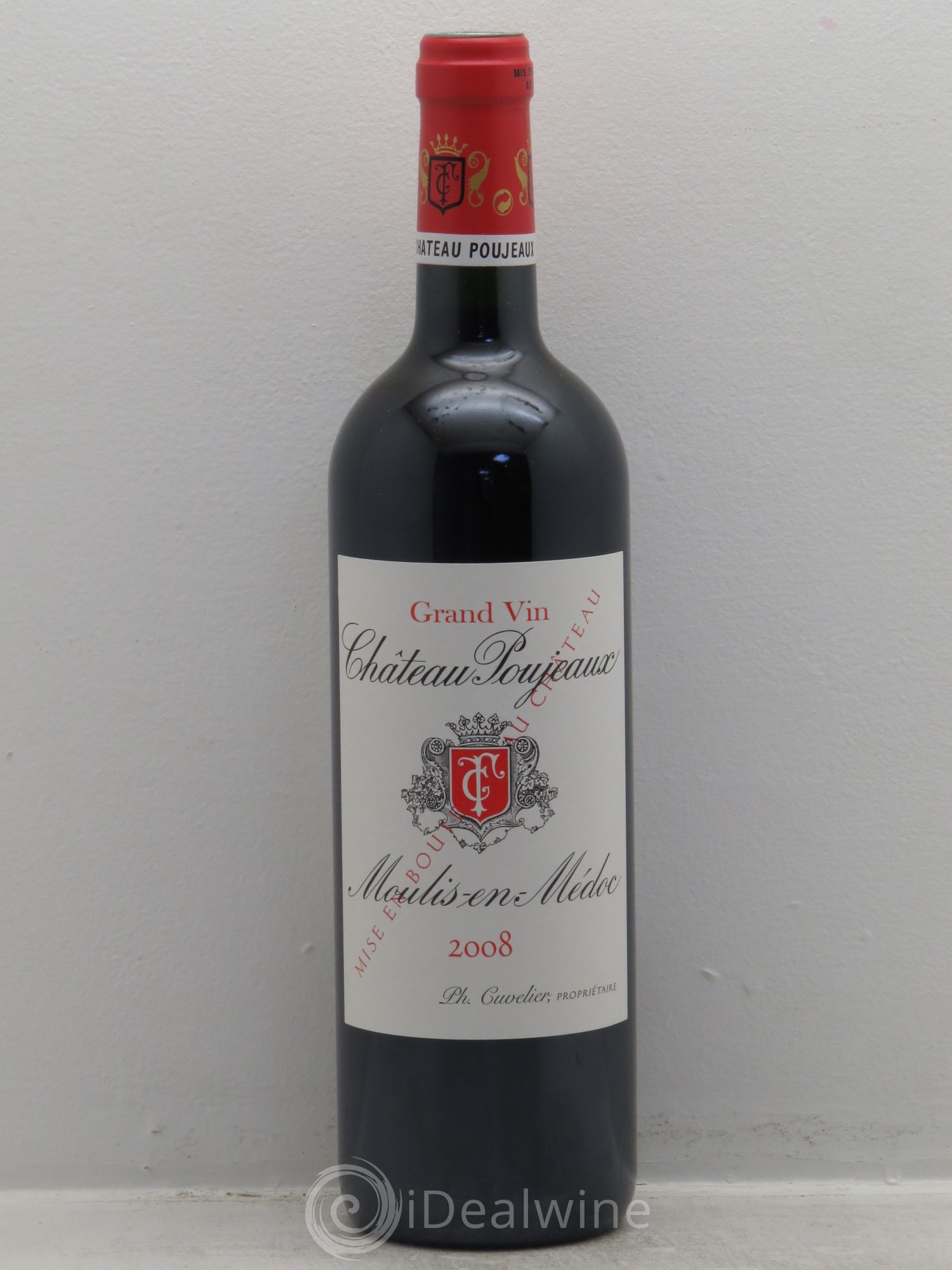 Château Poujeaux 2008 - Lot de 1 bouteille - 0