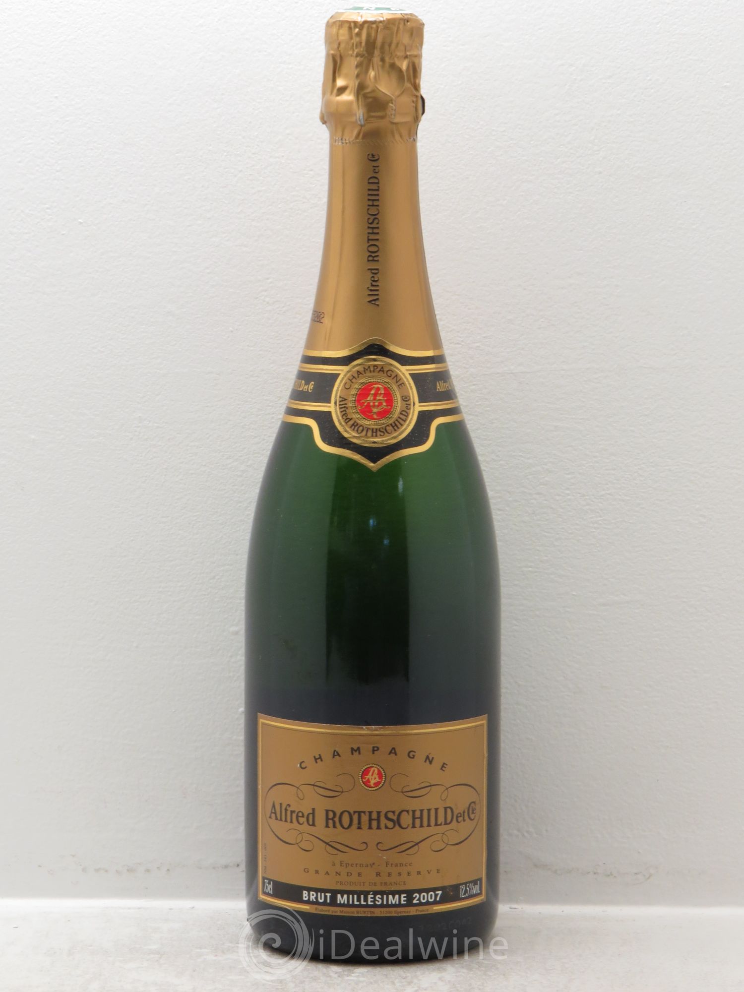 Champagne Alfred de Rothschild 2007 - Lot de 1 bouteille - 0