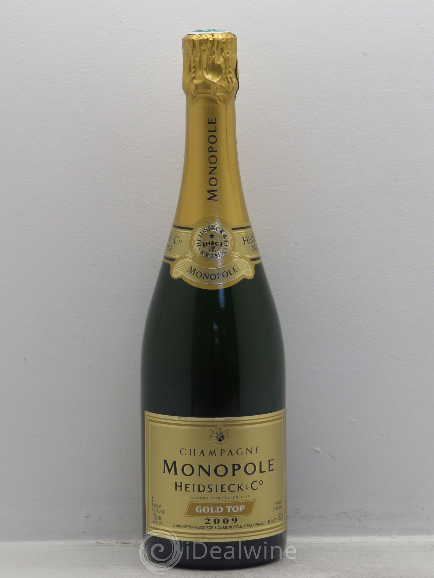 Brut Charles Heidsieck Monopole -Gold Top (sans prix de réserve) 2009 - Posten von 1 Flasche - 0