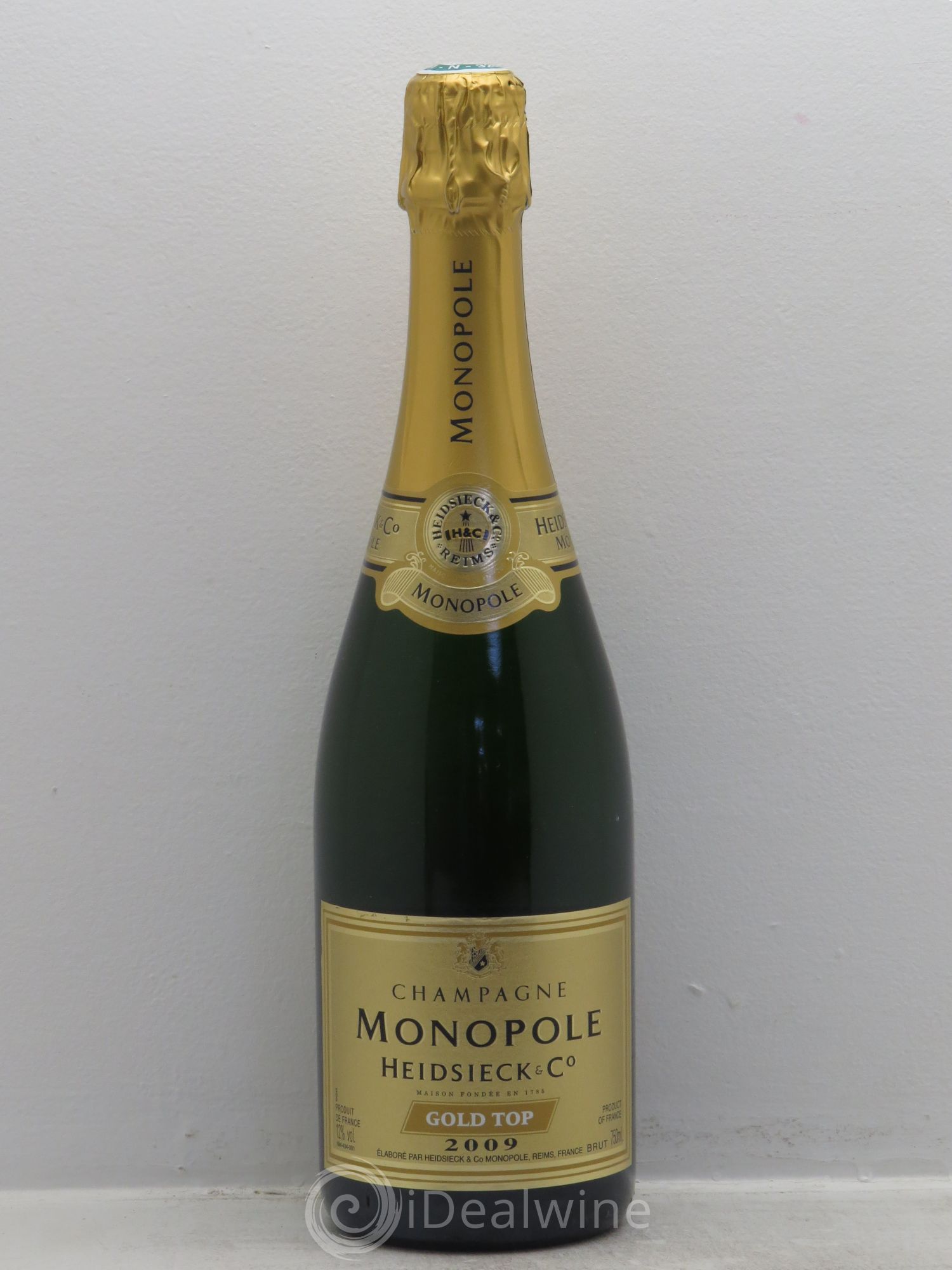 Brut Charles Heidsieck Monopole -Gold Top (sans prix de réserve) 2009 - Posten von 1 Flasche - 0
