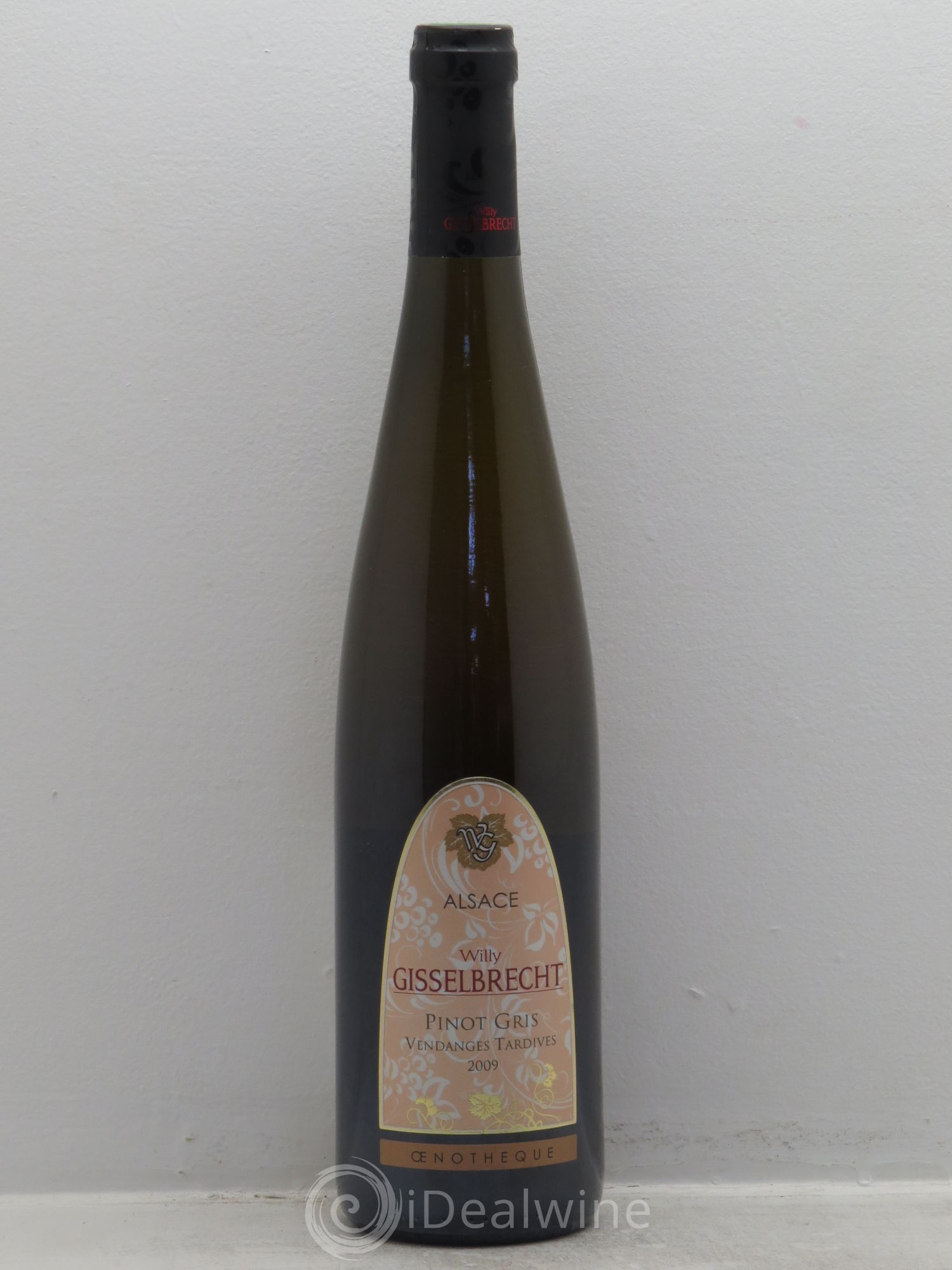 Pinot Gris (Tokay) Vendanges Tardives Gisselbrecht -Oenothèque (sans prix de réserve) 2009 - Posten von 1 Flasche - 0