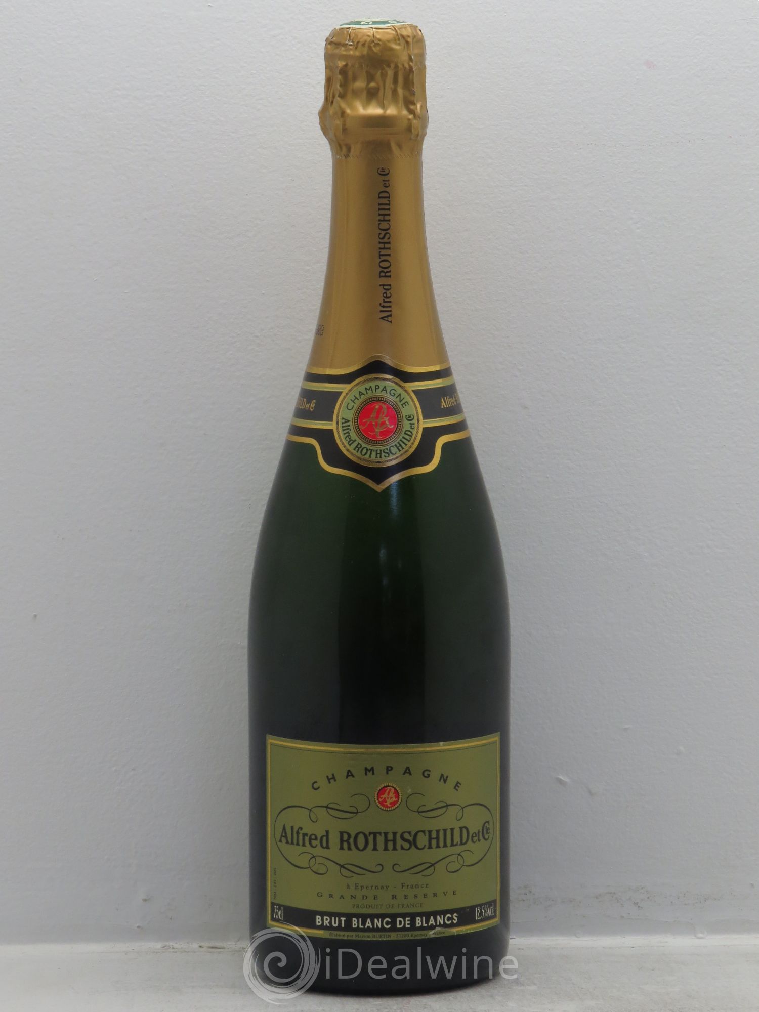 Champagne alfred rothschild Blanc de Blancs (sans prix de réserve) - Posten von 1 Flasche - 0