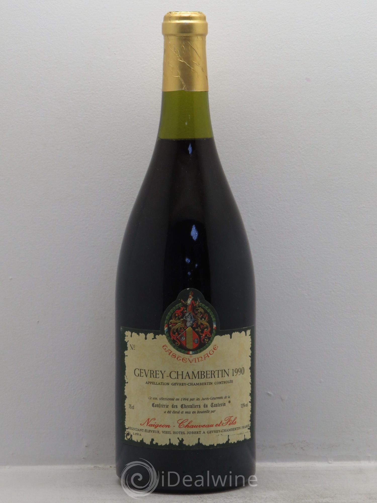 Gevrey-Chambertin Tastevinage -Naigeon Chauveau 1990 - Posten von 1 Magnum - 0